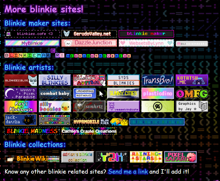 The “Blinkies” Project: Online Community without Metaverse  B.S.