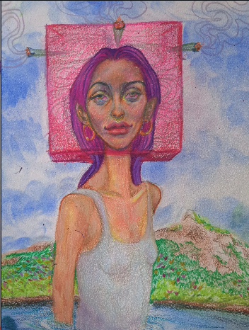 "Hot Box" Mixed Media 2023 