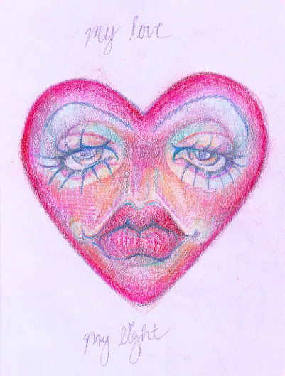 "My Love" Colored Pencil 2024