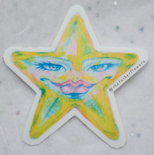 Smiling Star Sticker