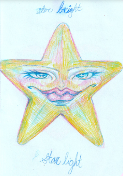 "Star Bright" Colored Pencil 2024