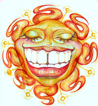 "Sunny Shine" Colored Pen 2024