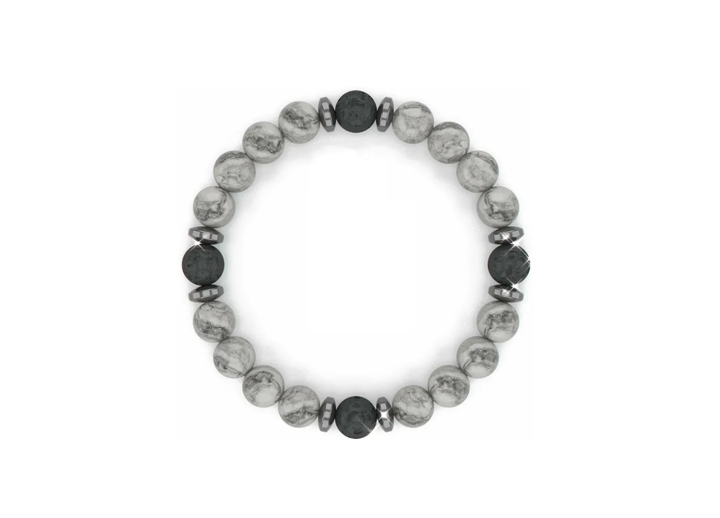Eastlux Beaded Gem Bracelet