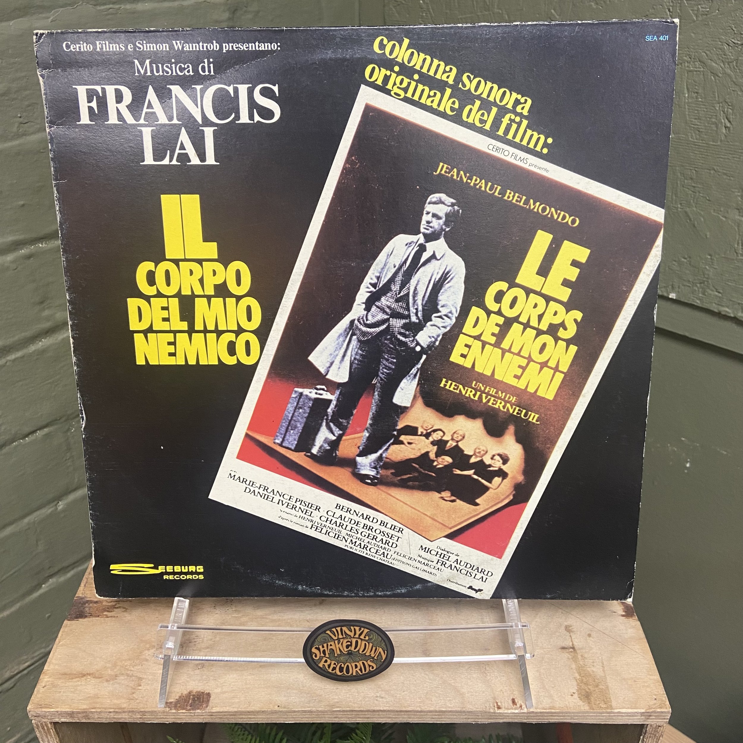 Francis Lai 'Il Corpo Del Mio Nemico' Soundtrack (1977) - Italian Press (SEA 401) - VG++ VINYL