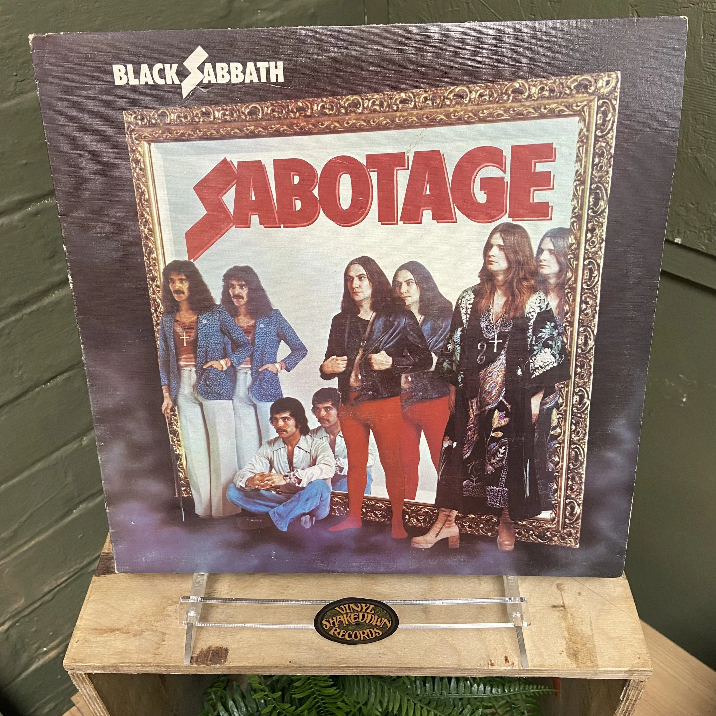 Black Sabbath 'Sabotage' (1975) - UK First Press with Textured Cover - EX VINYL