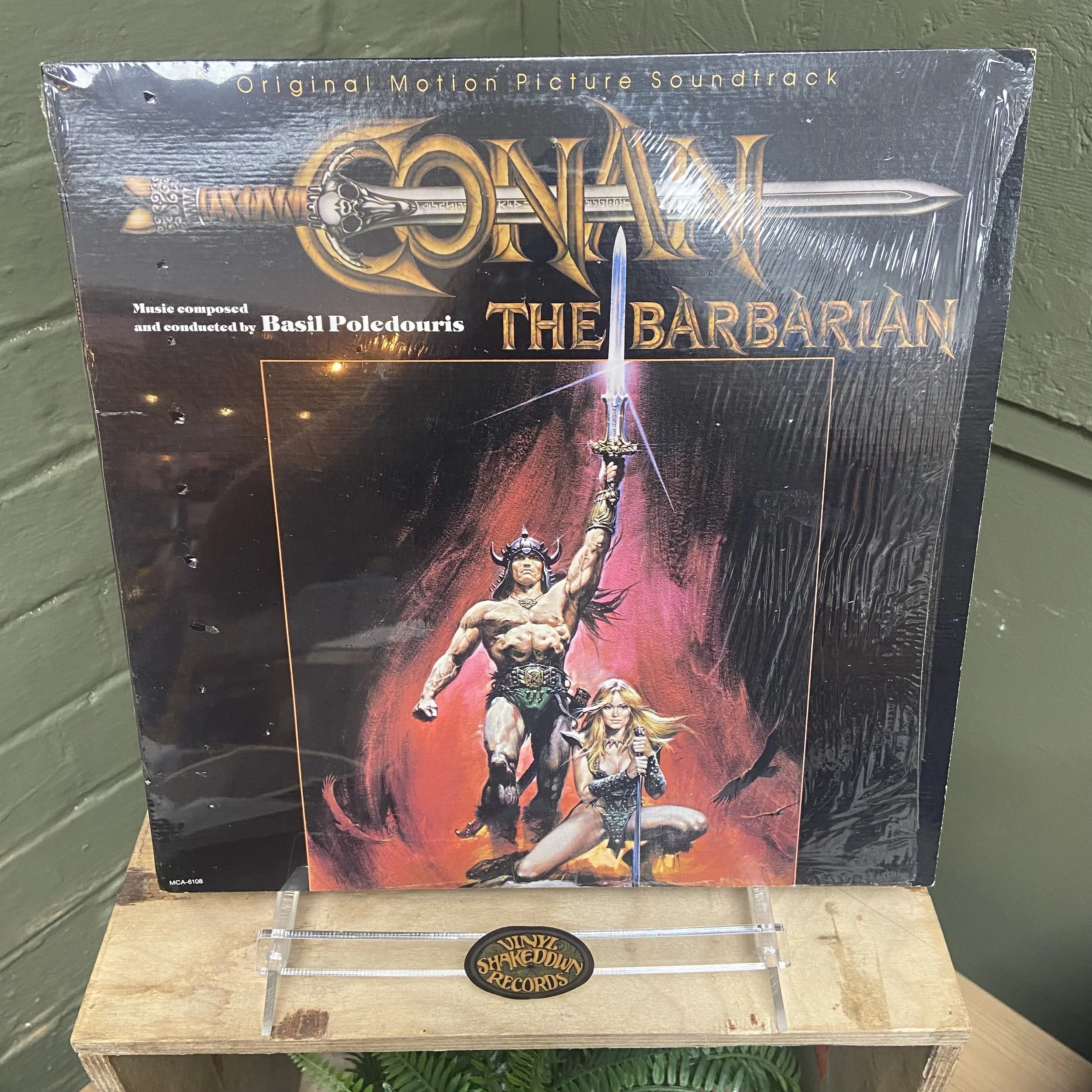 Basil Poledouris 'Conan The Barbarian' Soundtrack (1982) - USA 1st Press (MCA-6108) - EX VINYL