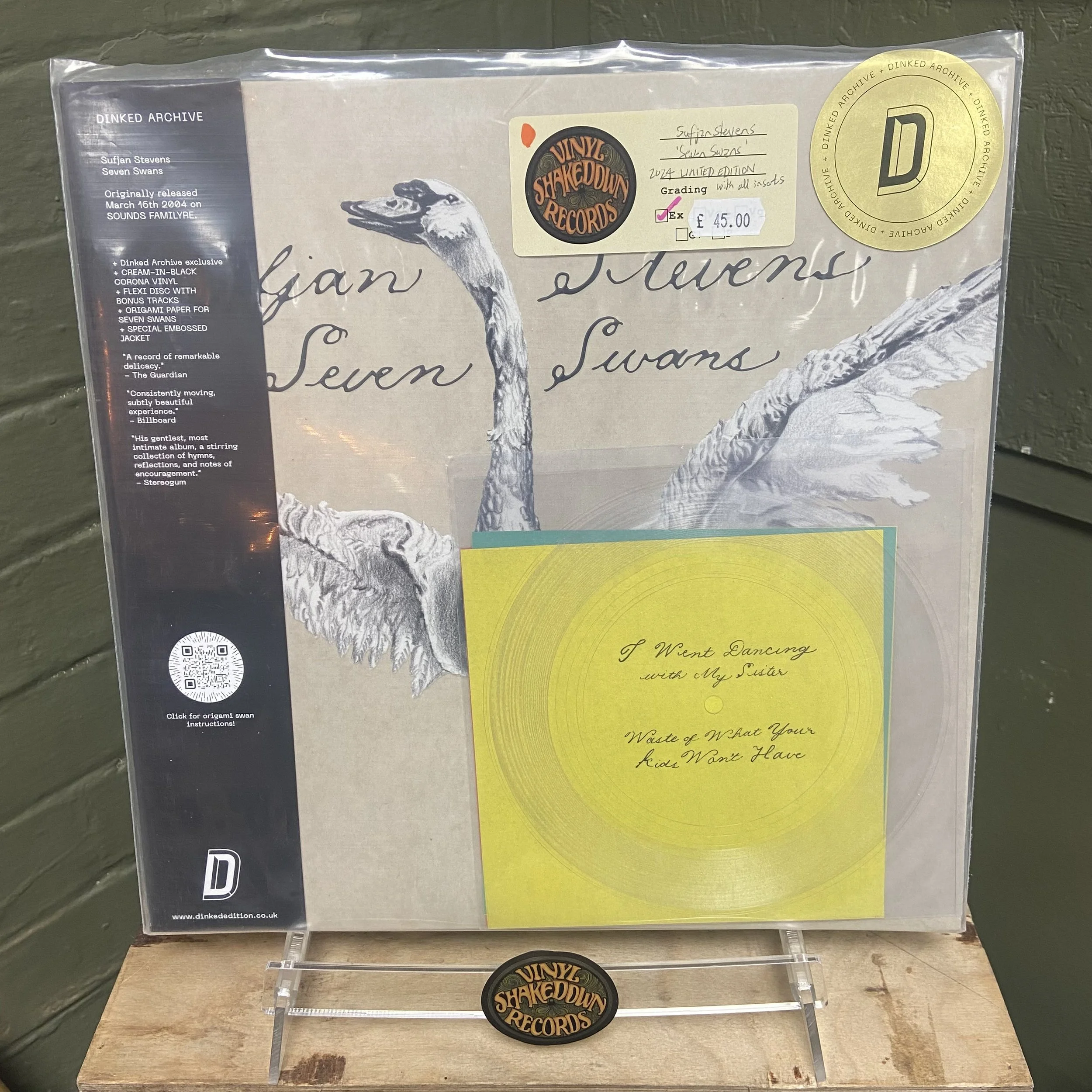 Sufjan Stevens 'Seven Swans' (2024) - Limited Edition Colour Vinyl plus 7" Flexi and Inserts - EX VINYL