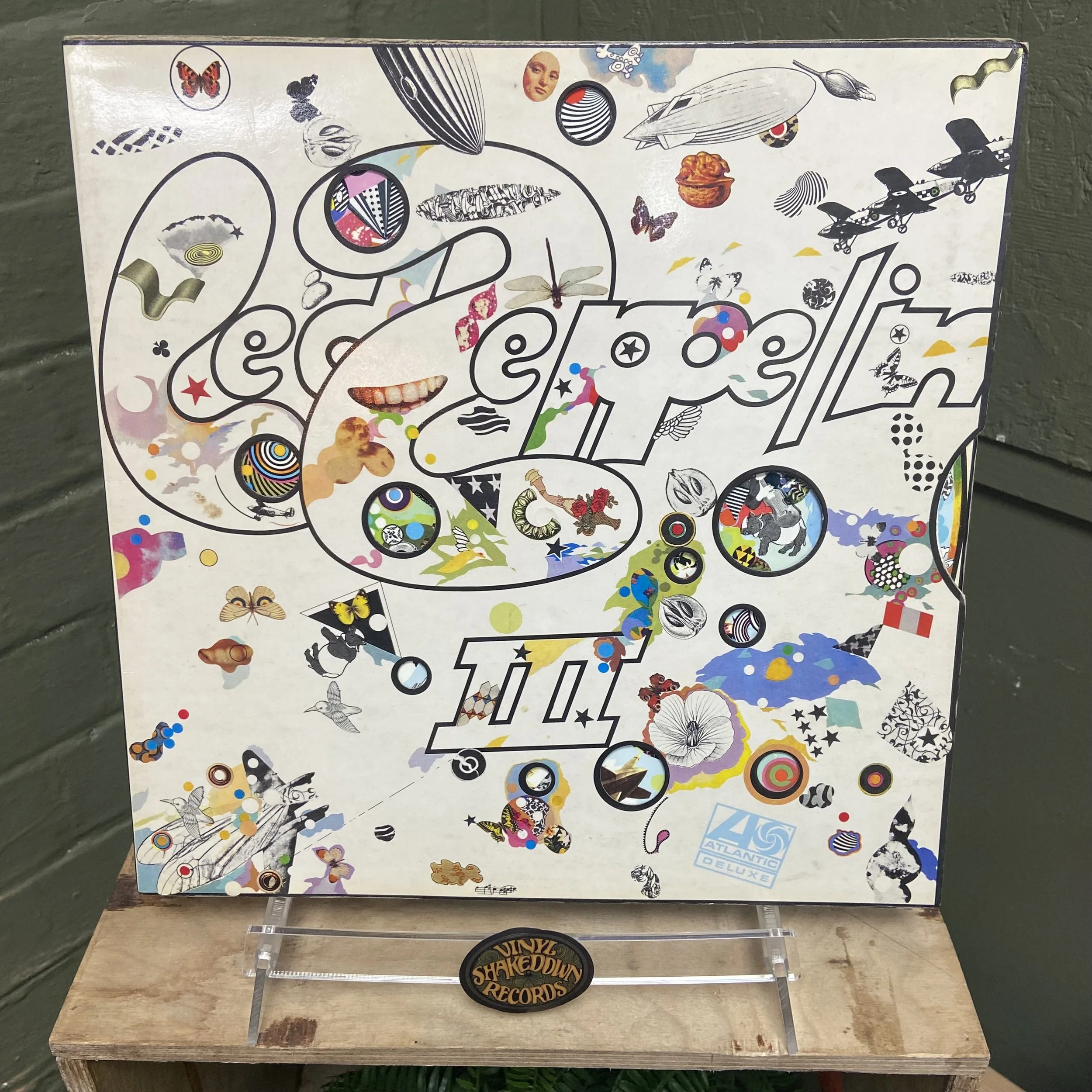 Led Zeppelin 'Led Zeppelin III' (1970) - UK First Press, Page/Grant on Top Half of Labels - VG++ VINYL