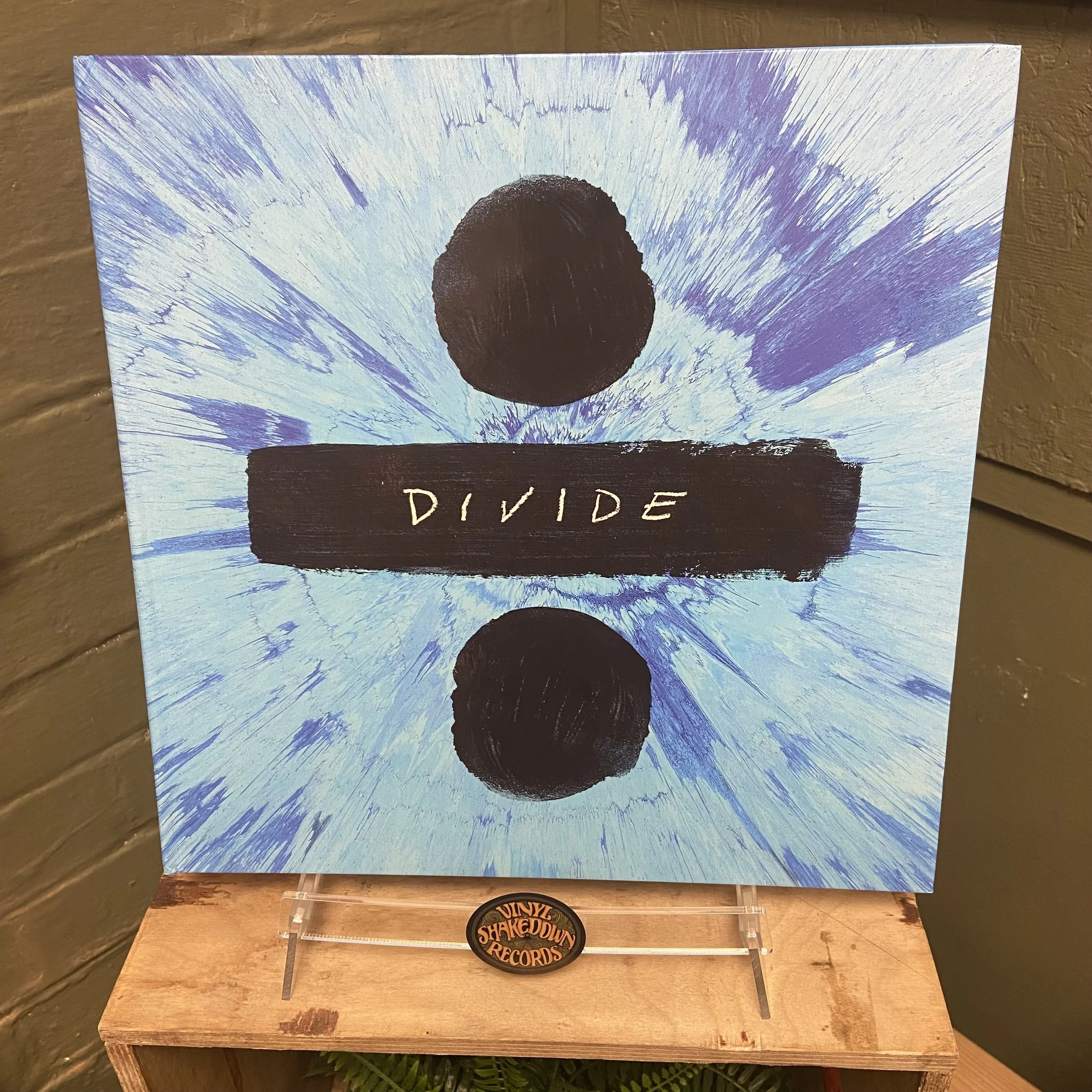 Ed Sheeran 'Divide' (2017) 3XLP Blue Vinyl Limited Edition - VG+ VINYL