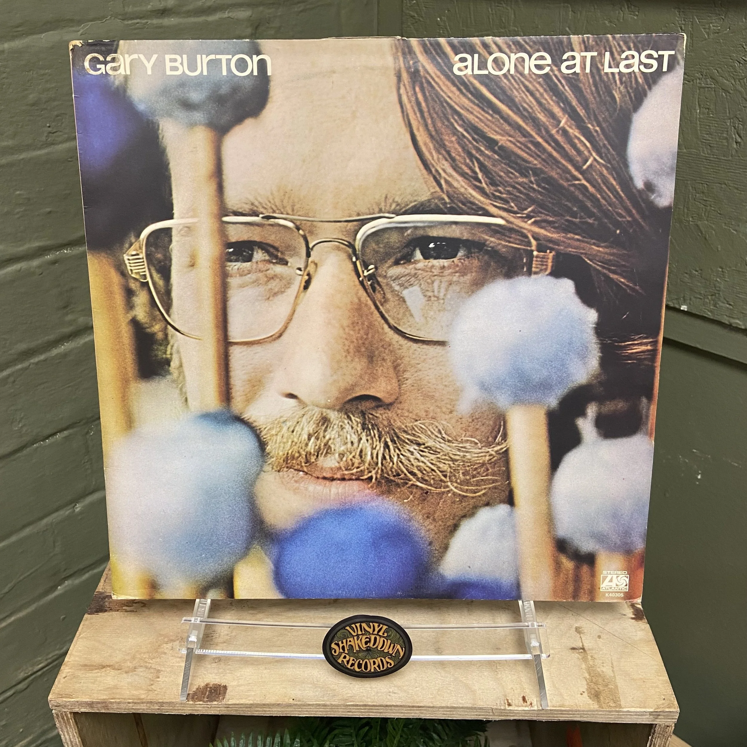 Gary Burton 'Alone At Last' (1972) - UK Press, Atlantic K40305, STEREO - VG+ VINYL