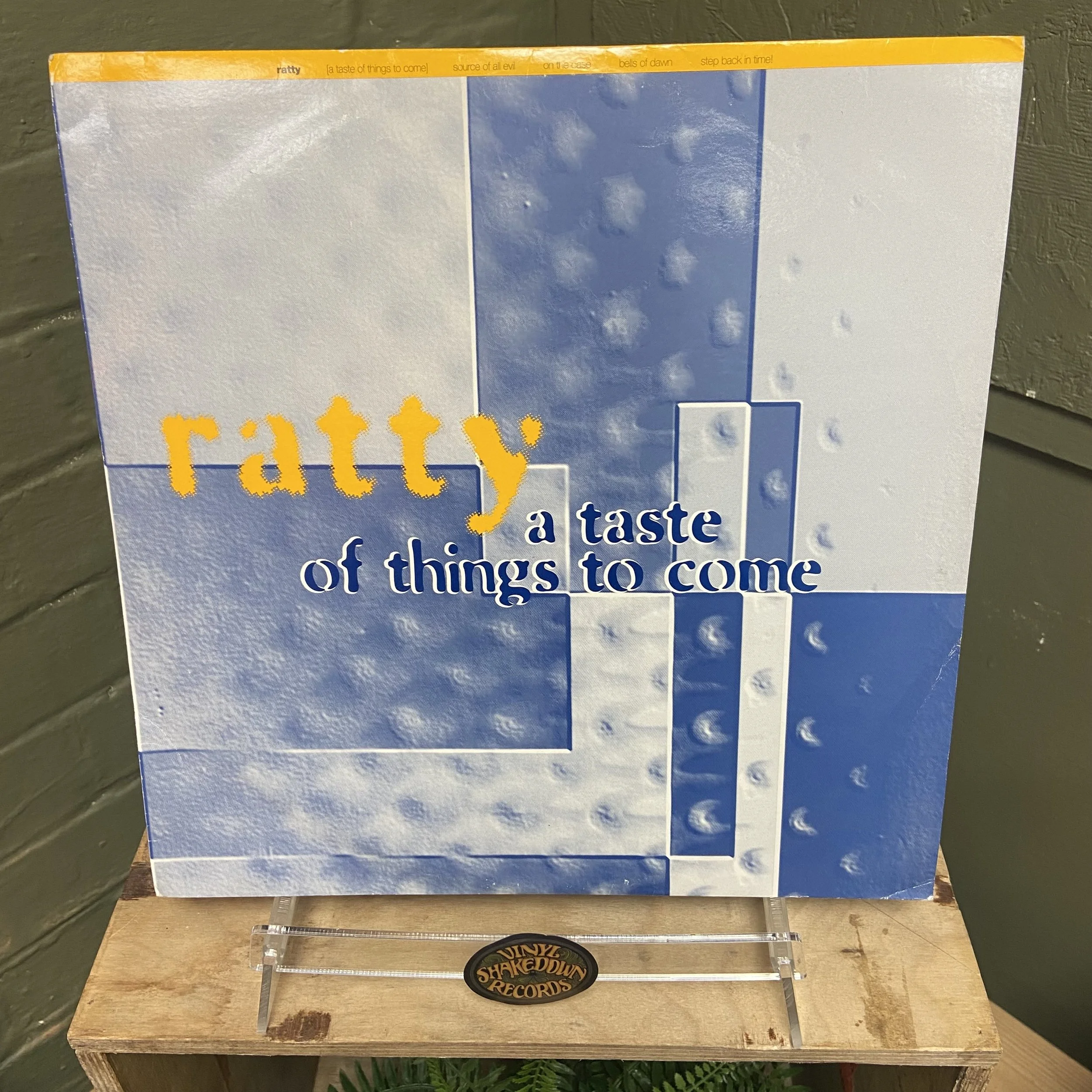 Ratty 'A Taste Of Things To Come' (1994) - UK Press 12", FORM 12040 - VG+/ VG VINYL (Rare, Drum n Bass)