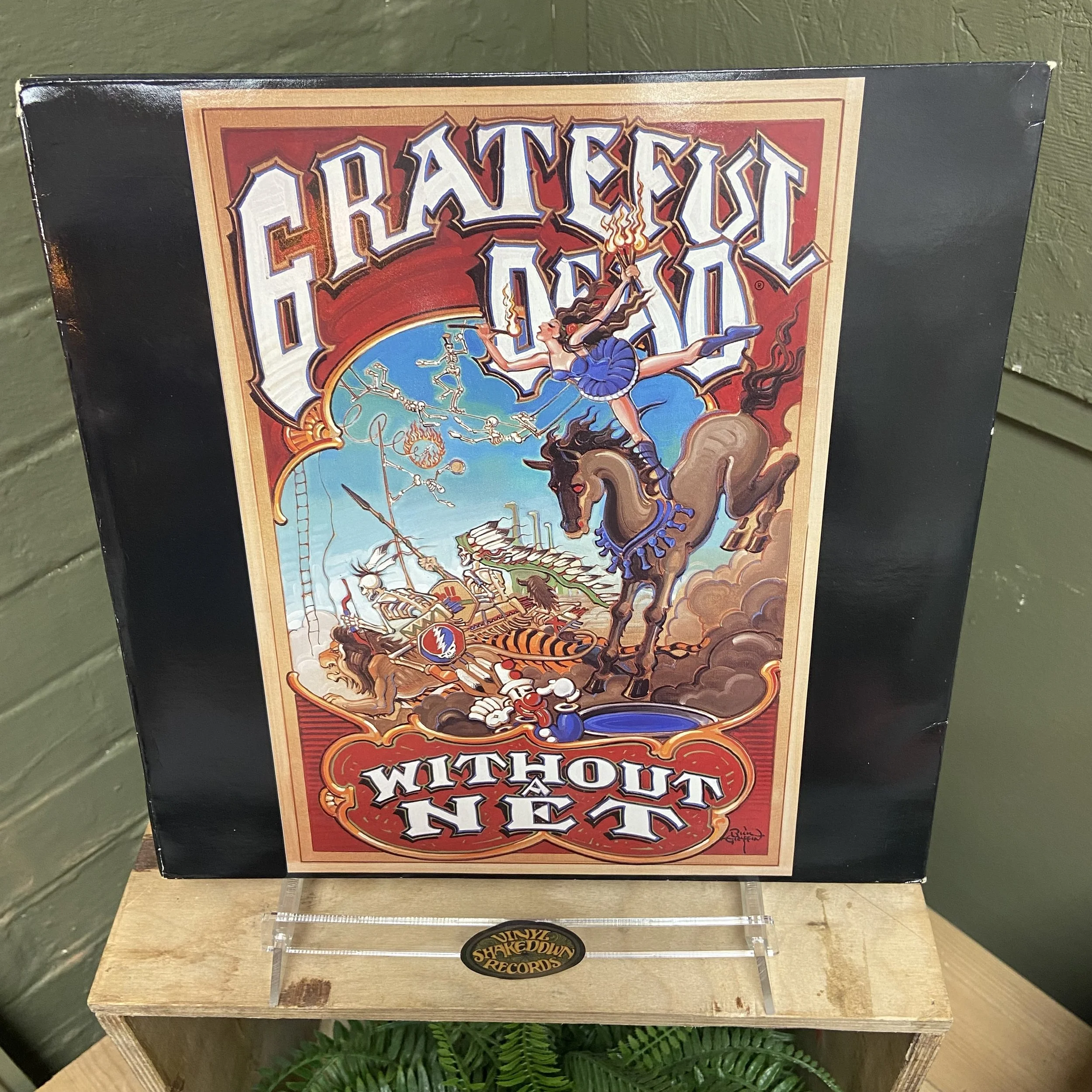 Grateful Dead 'Without A Net' (1990) - European Tri-Fold Press, 3xLP - EX VINYL (Near Mint Vinyl)