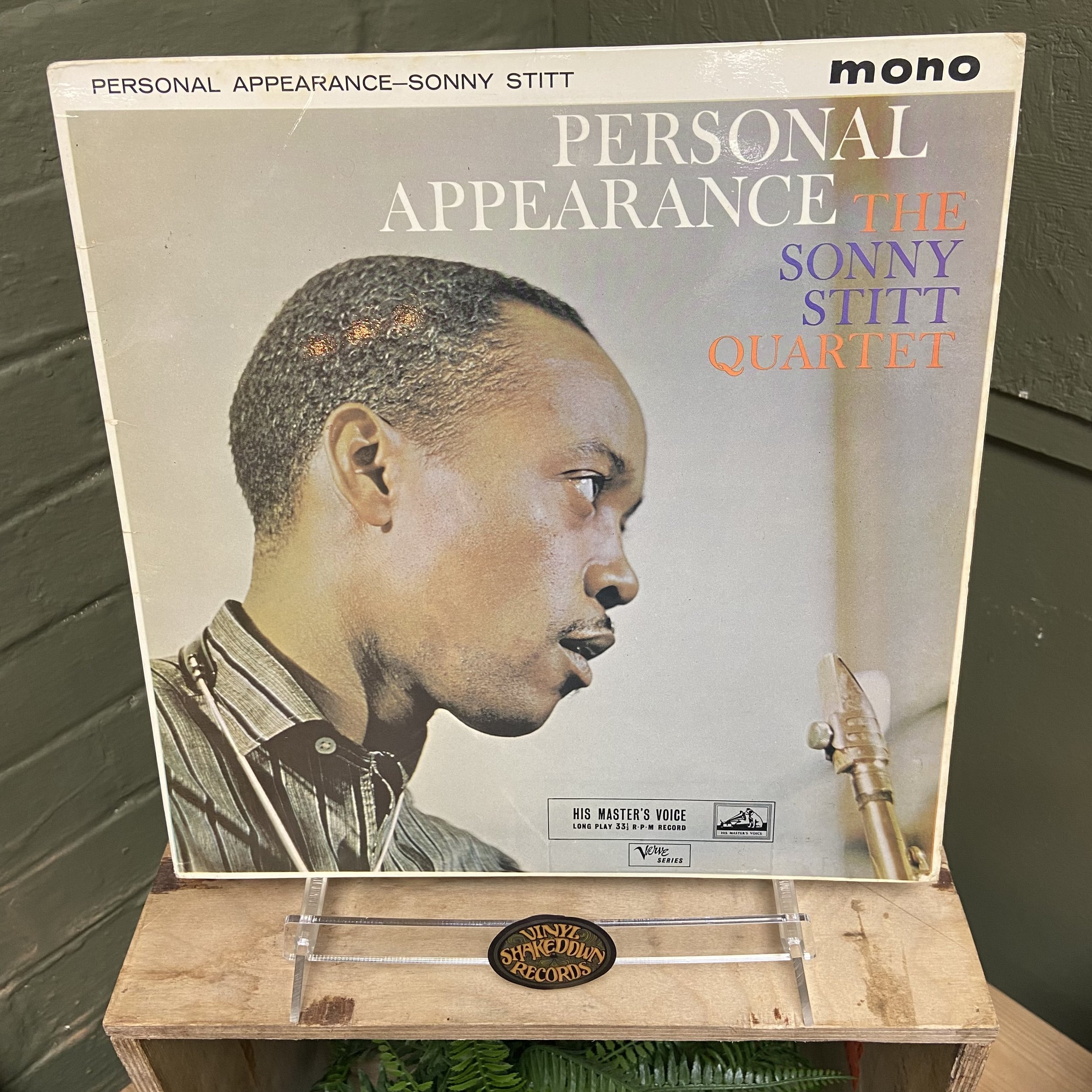 The Sonny Stitt Quartet 'Personal Appearance' (1959) - UK First Press, MONO, CLP. 1368 - VG++ VINYL
