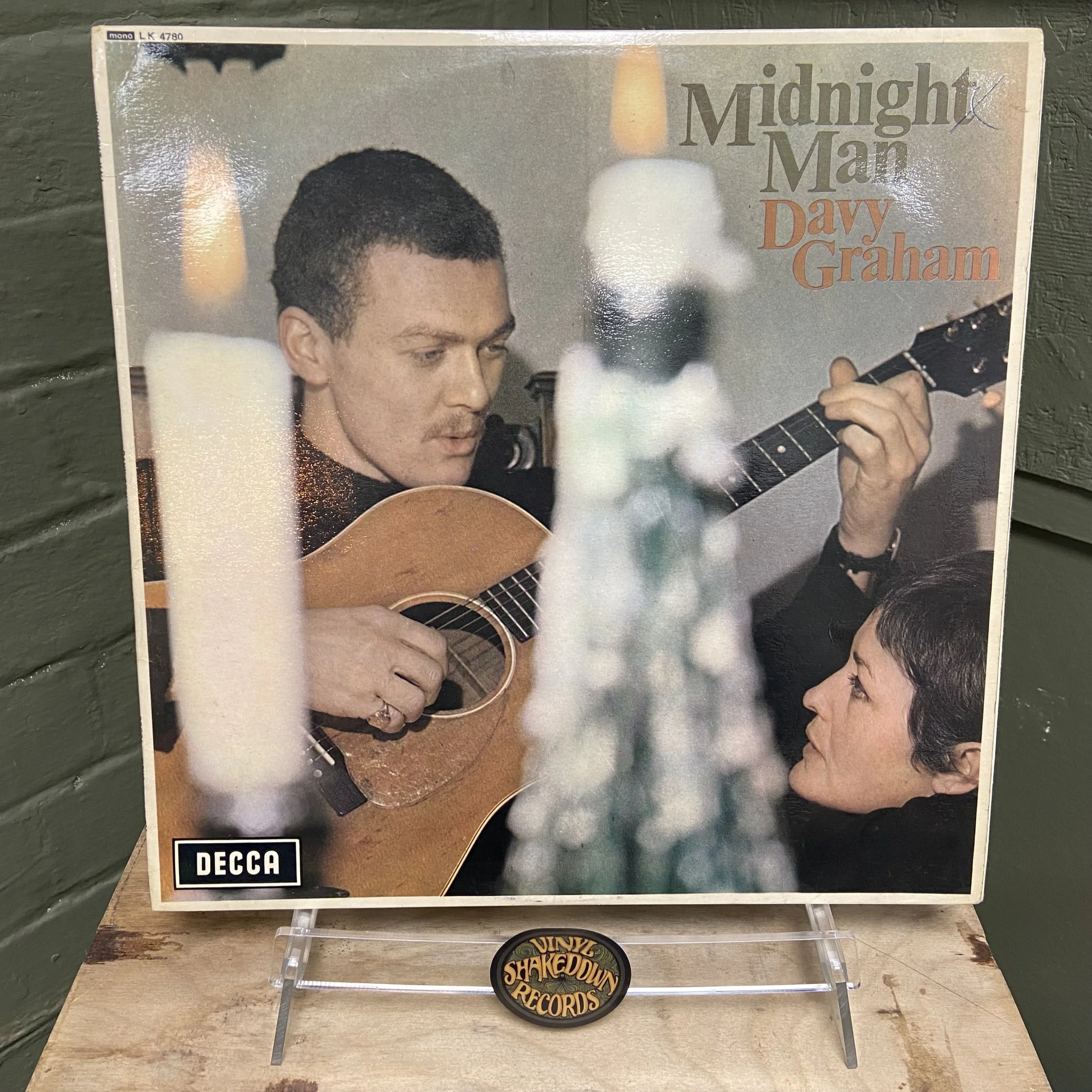 Davy Graham 'Midnight Man' UK First Press (1966) VG+