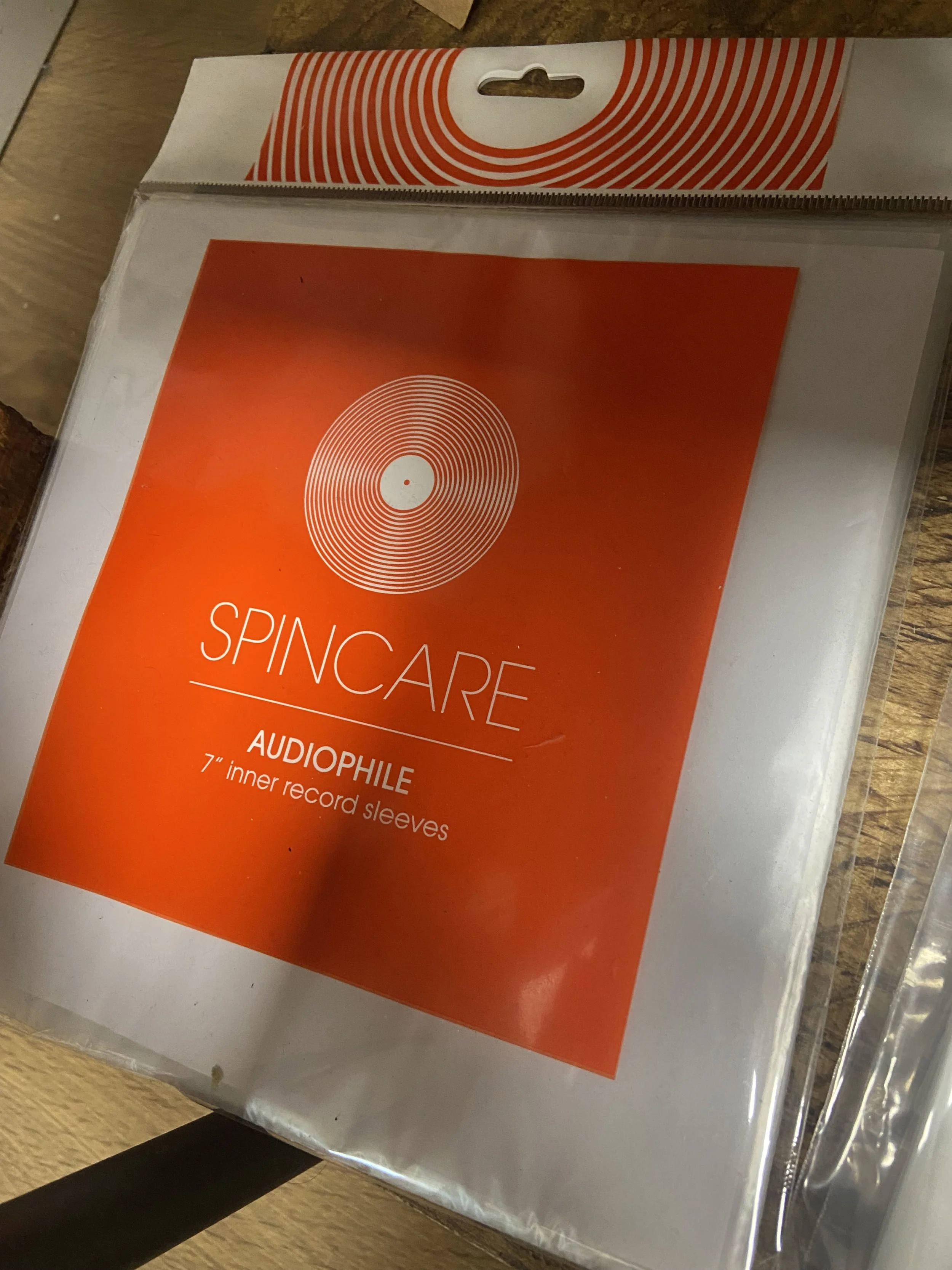 7" Vinyl Protection Sleeves (50 Pack) by 'Spincare'