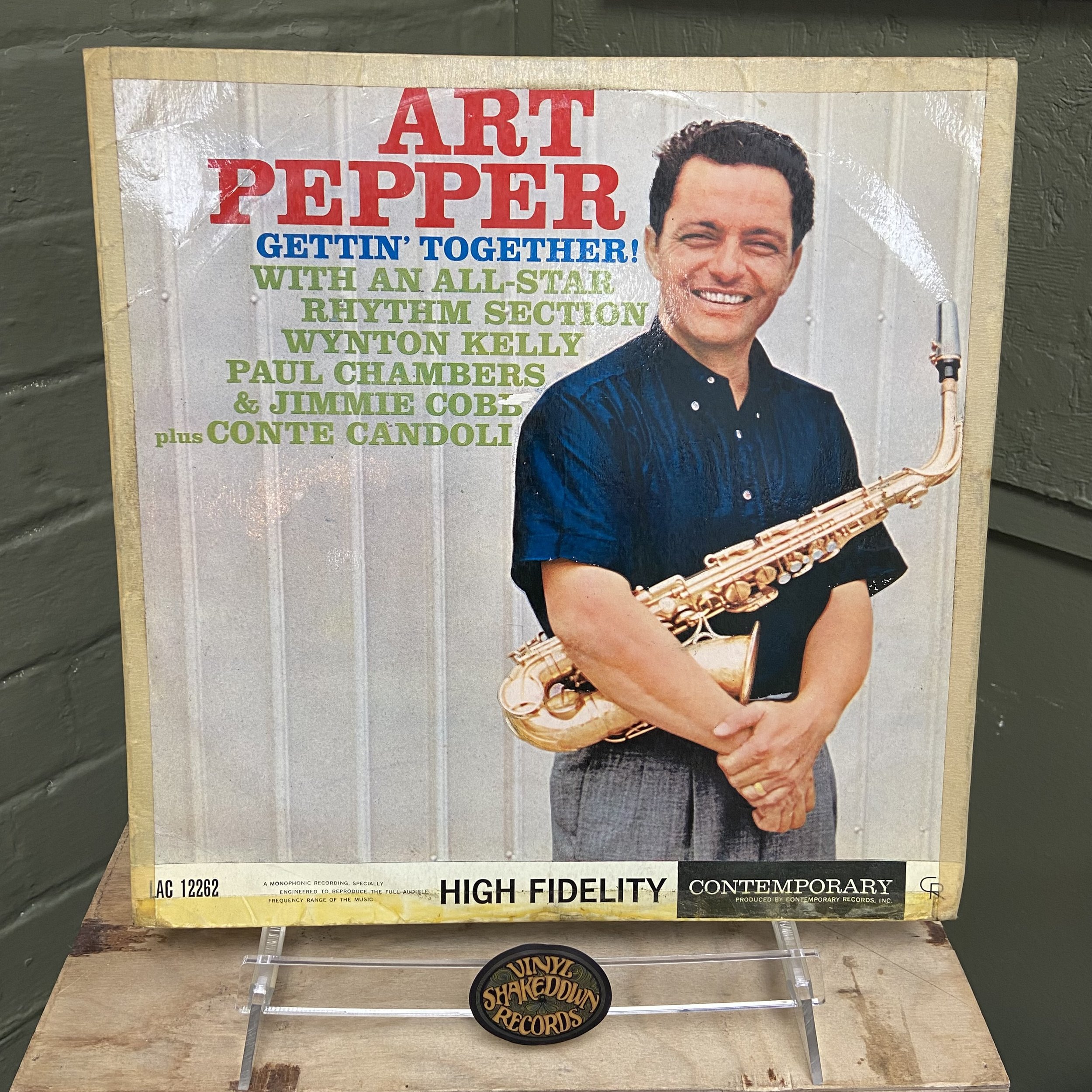 Art Pepper 'Gettin' Together' (1960) - UK Press, Vogue LAC. 12262 - VG- VINYL