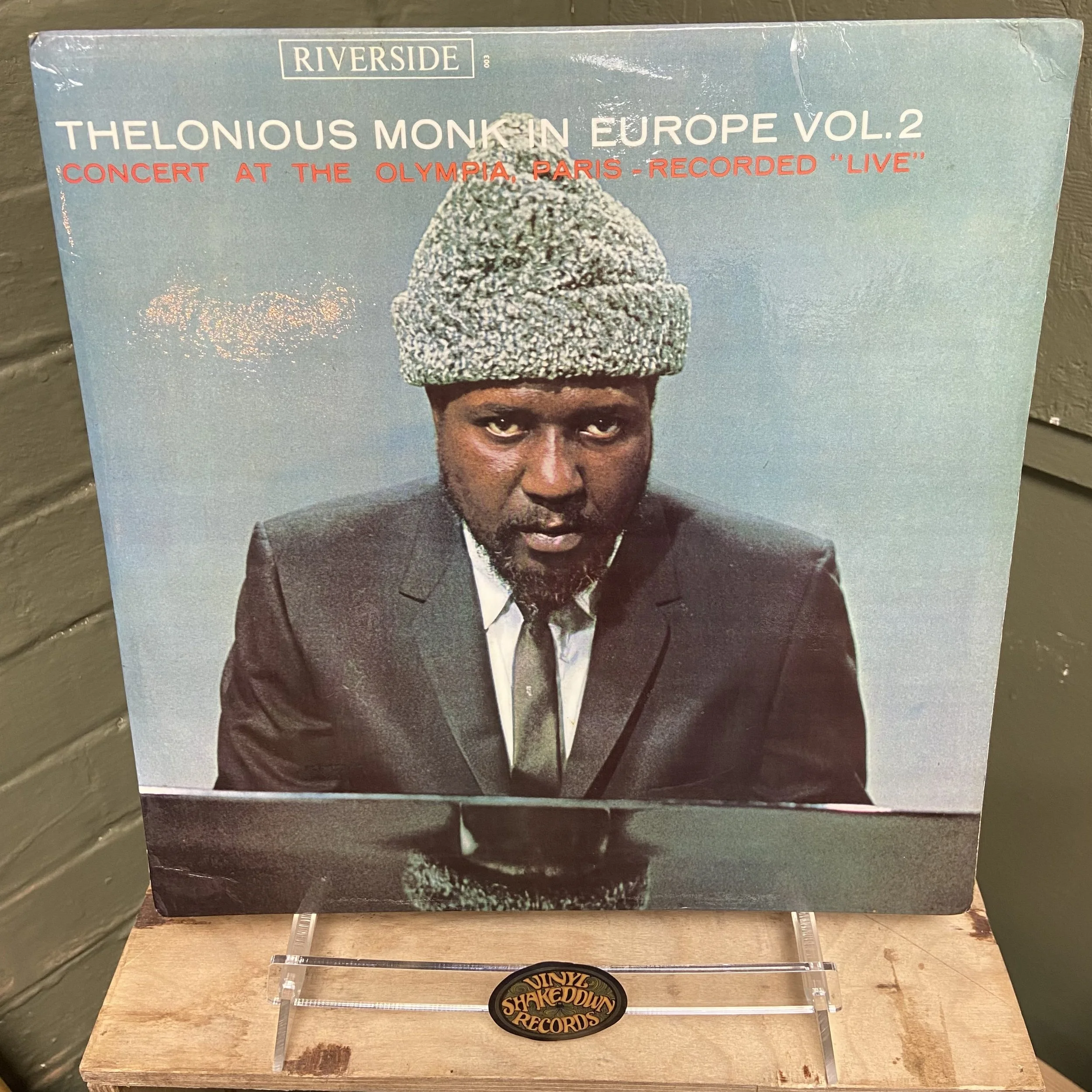 Thelonious Monk 'Monk in Europe Vol. 2' (1965) - UK Press, MONO, Riverside RLP 003 - VG++ VINYL