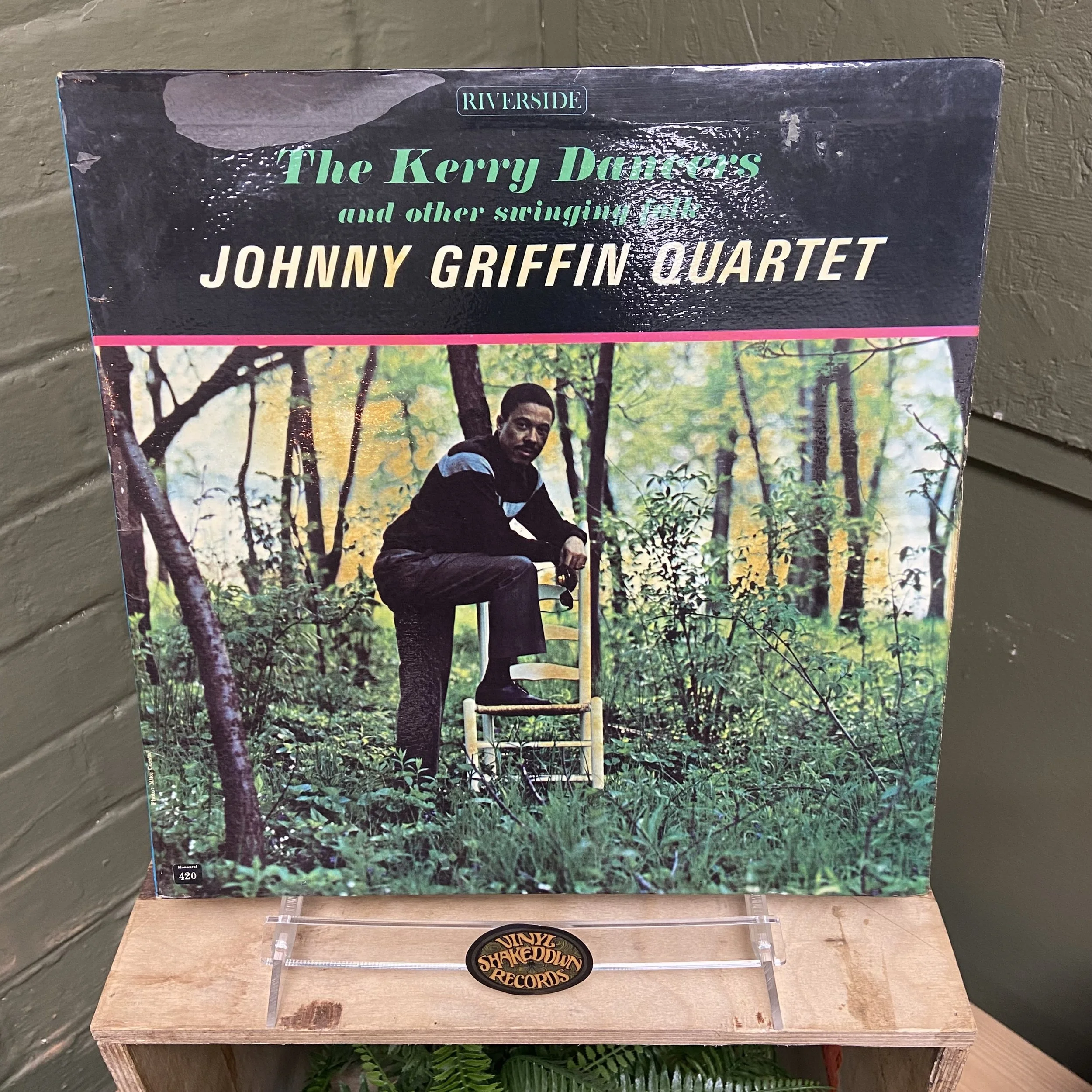 Johnny Griffin Quartet 'The Kerry Dancers' (1962) - UK Press, Riverside RLP 420, MONO - VG++ VINYL