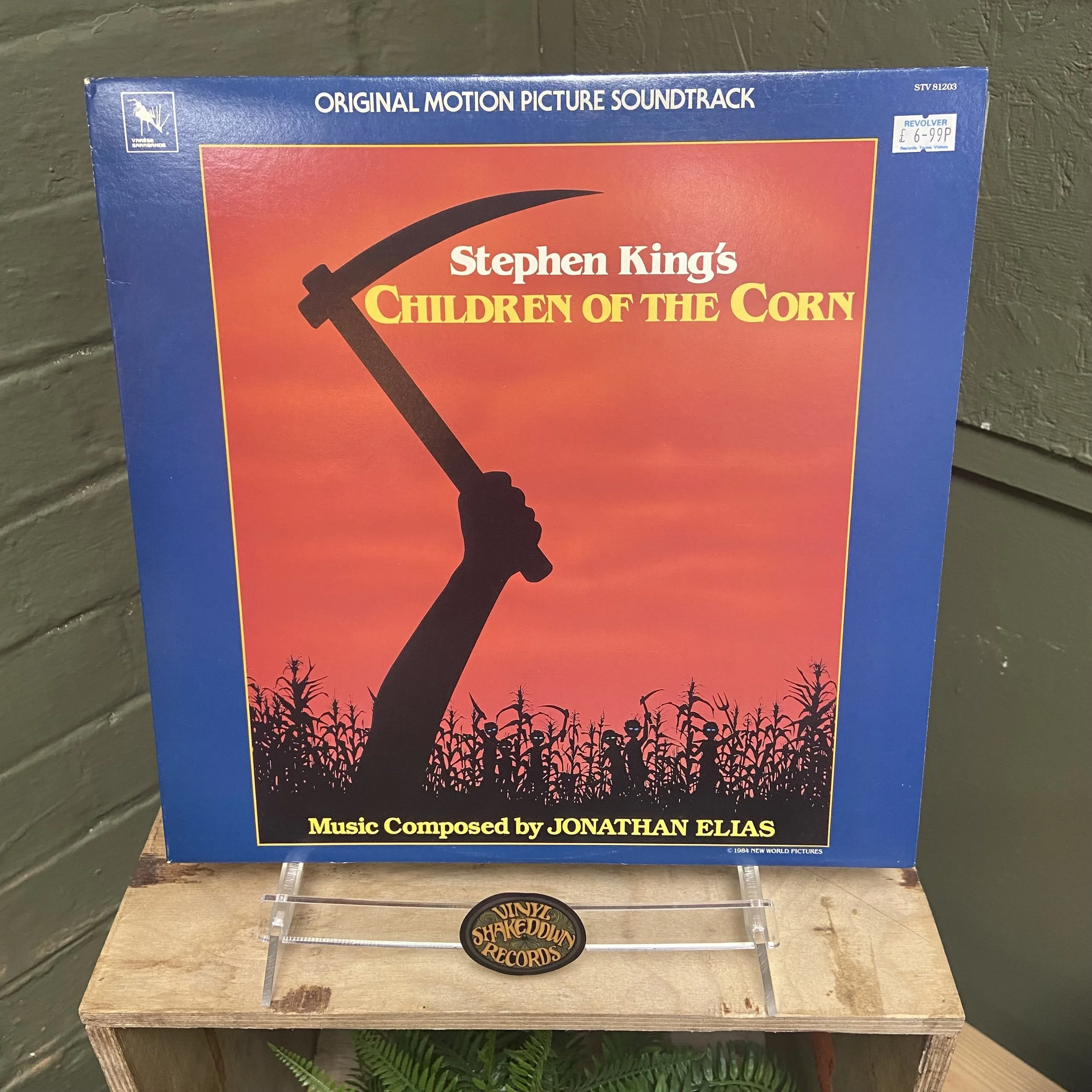 Jonathan Elias 'Children Of The Corn' Soundtrack (1984) - USA Press (STV 81203) - EX VINYL