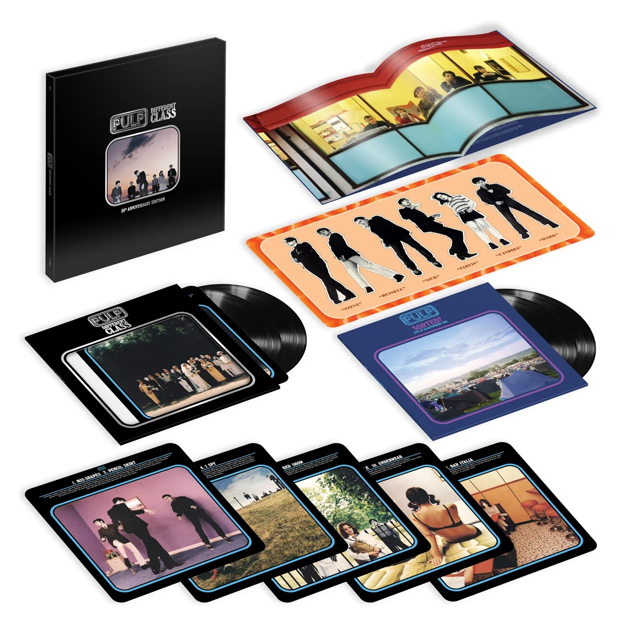 Pulp 'Different Class' 30th Anniversary 4 DISC Super Deluxe Box Set - Vinyl NEW