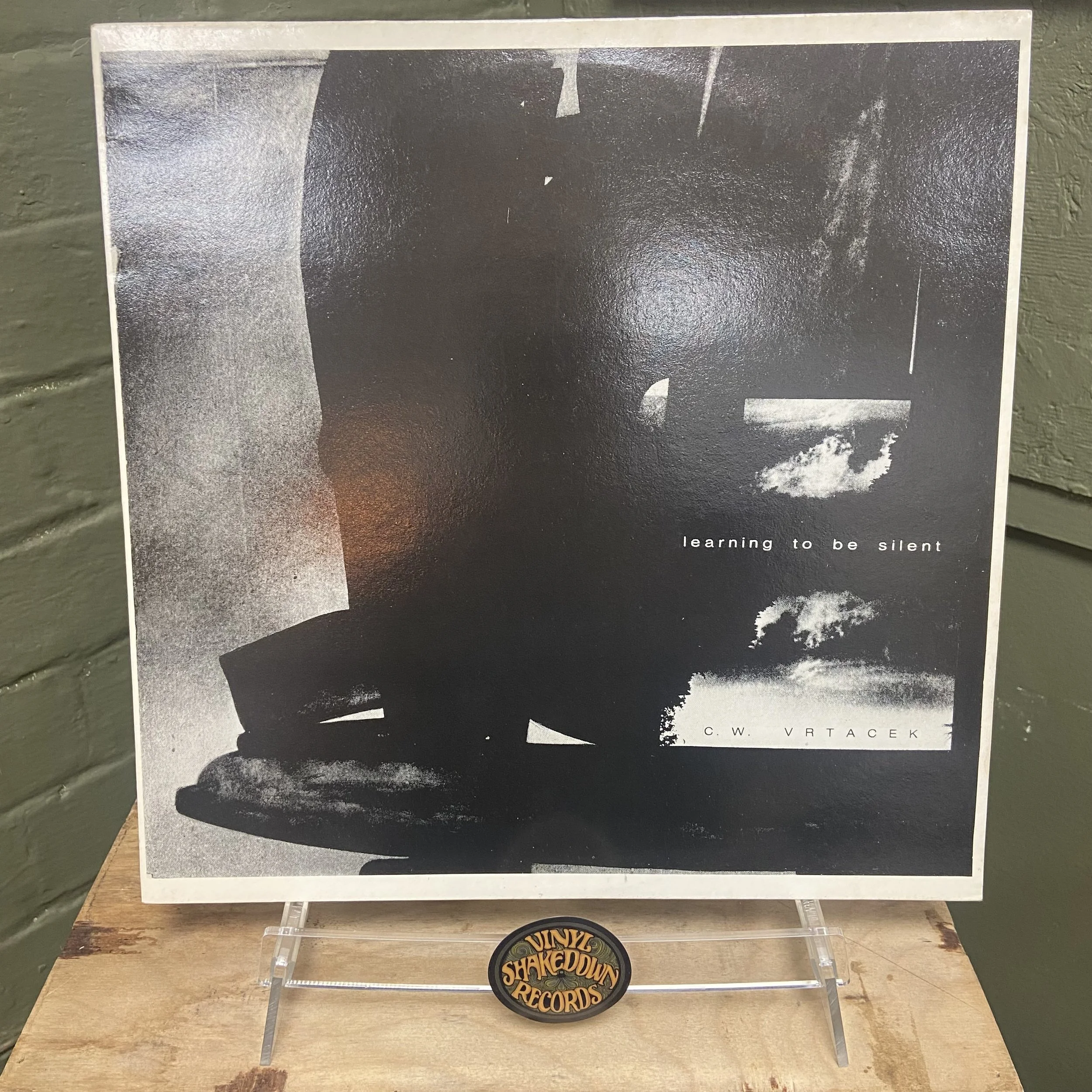 C.W. Vrtacek 'Learning to be Silent' (1986) UK / US Press ERICAT 018 - VG+ VINYL