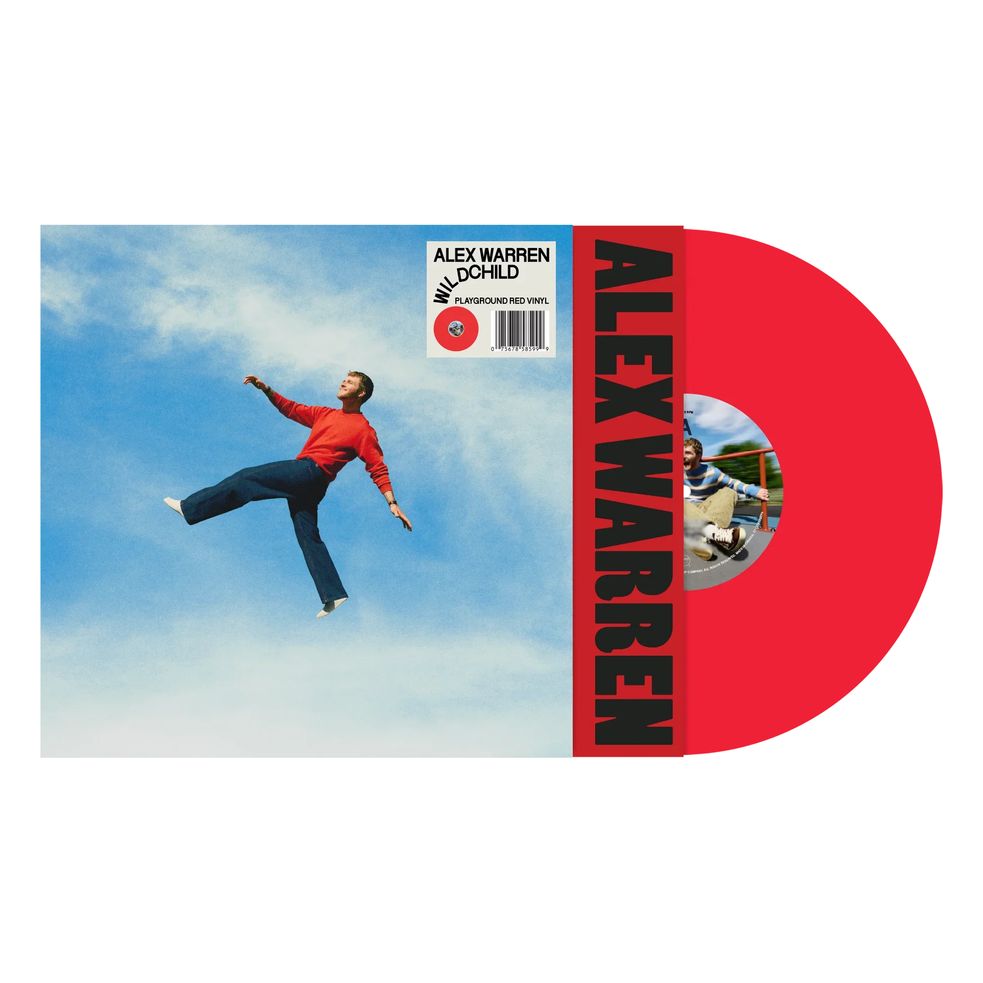 Alex Warren 'Wildchild' (2026) - Playground Red Colour Vinyl - NEW VINYL