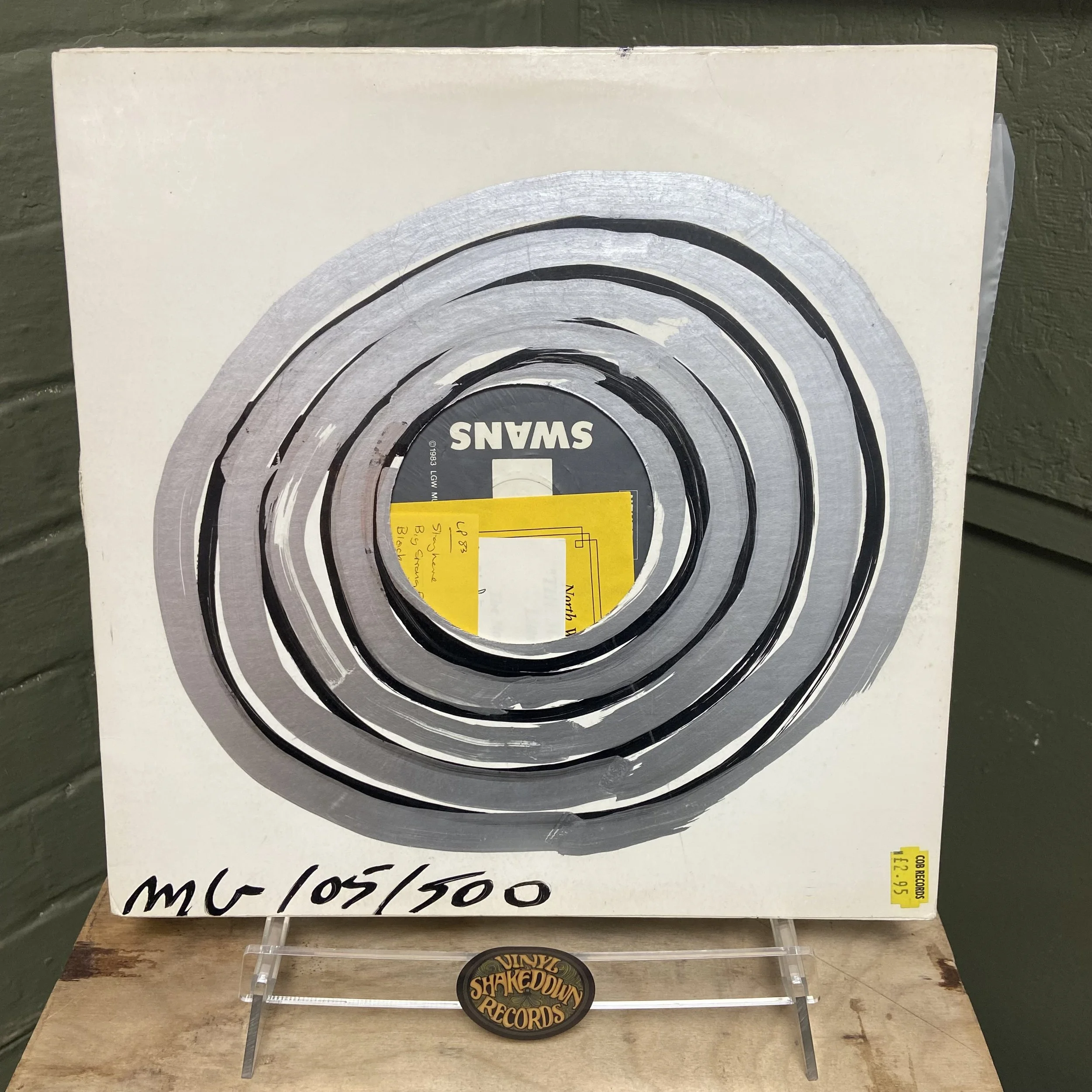 Swans 'Filth' USA Limited Edition 105 of 500 - Hand Painted by Michael Gira (1990) EX