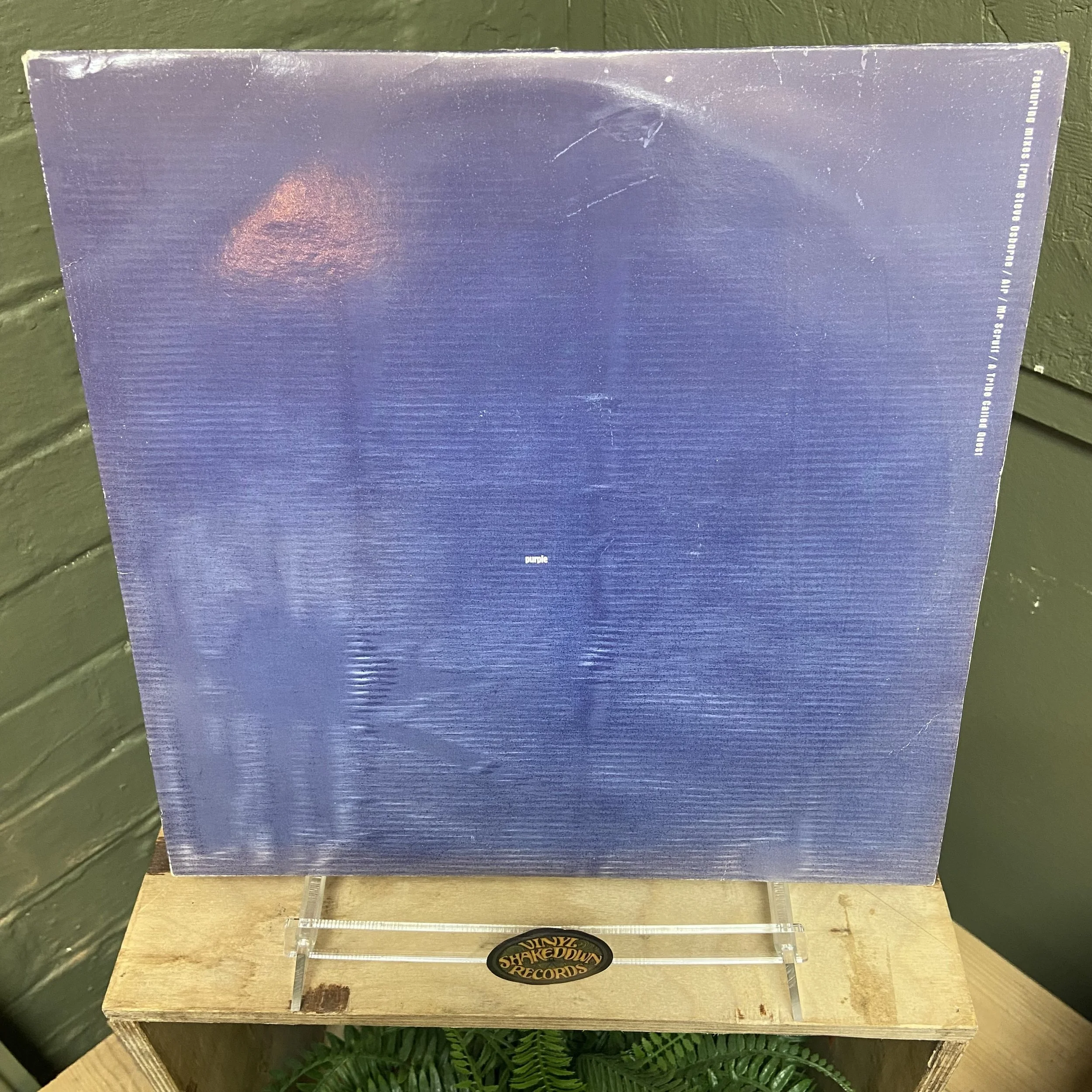 Crustation 'Purple' (1996) - UK Press, 2x12", PROMO - VG+ VINYL (Trip Hop - Air, Mr Scruff, A Tribe Called Quest)
