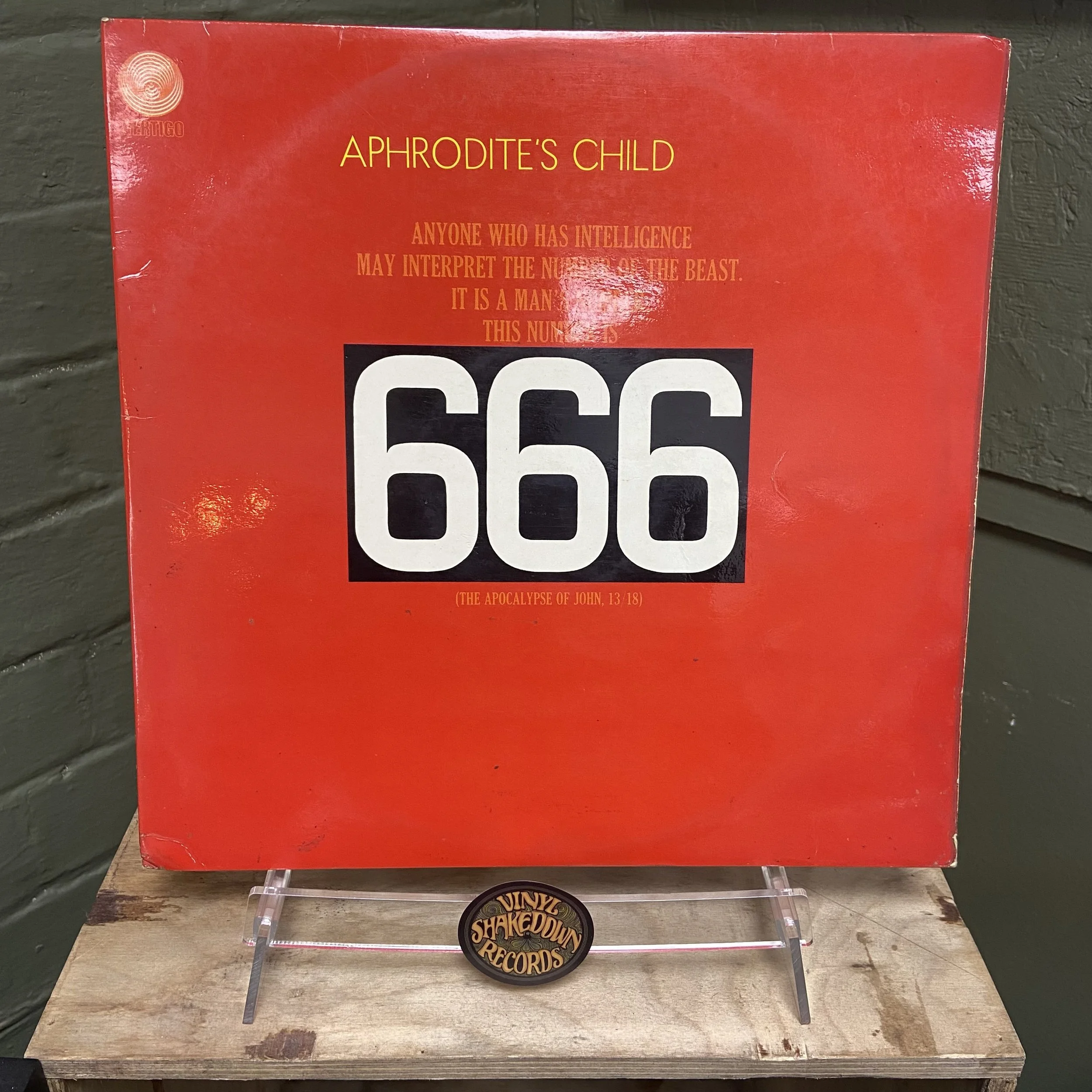 Aphrodite's Child '666' (1972) UK First Press VG+