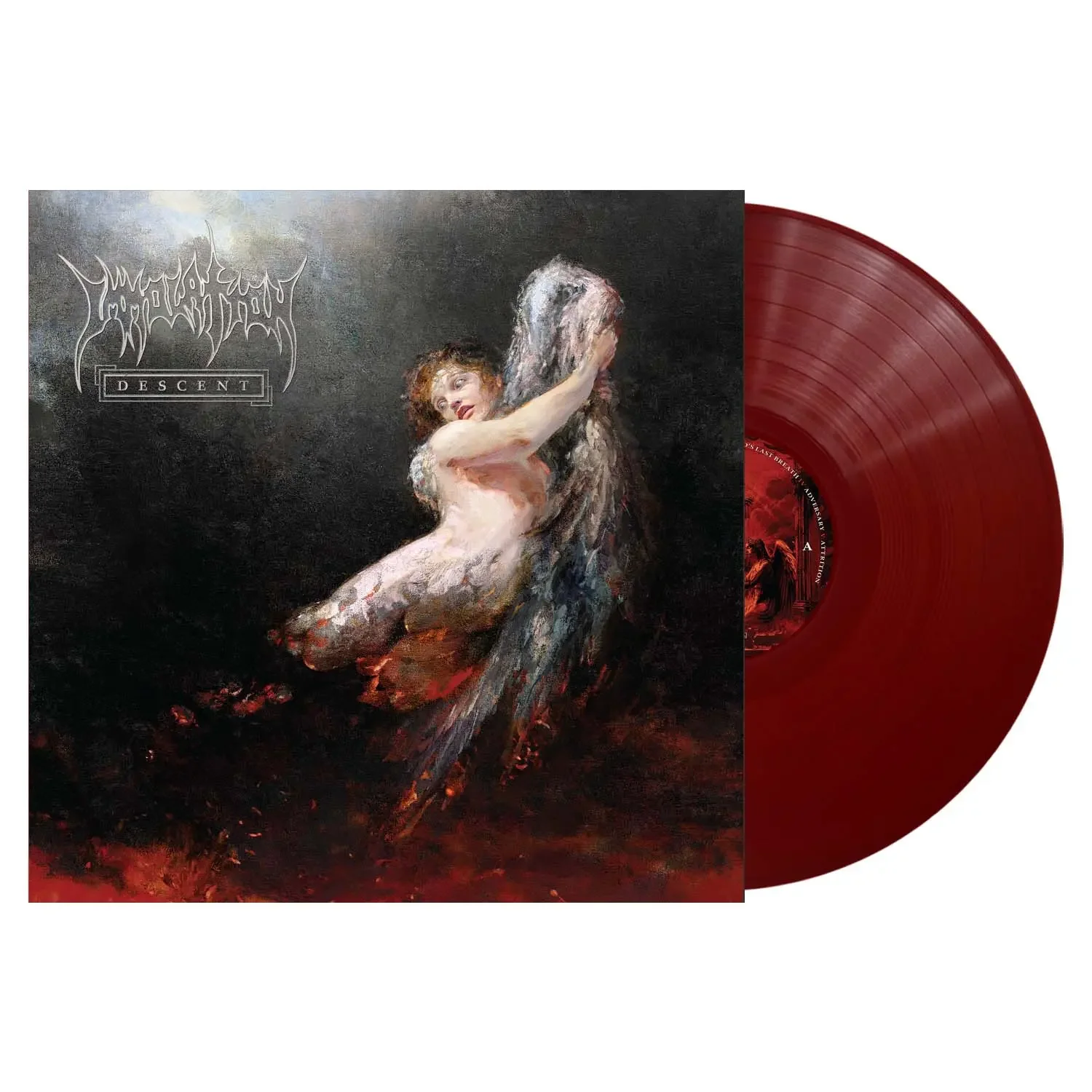Immolation 'Descent' Oxblood Colour - VINYL NEW