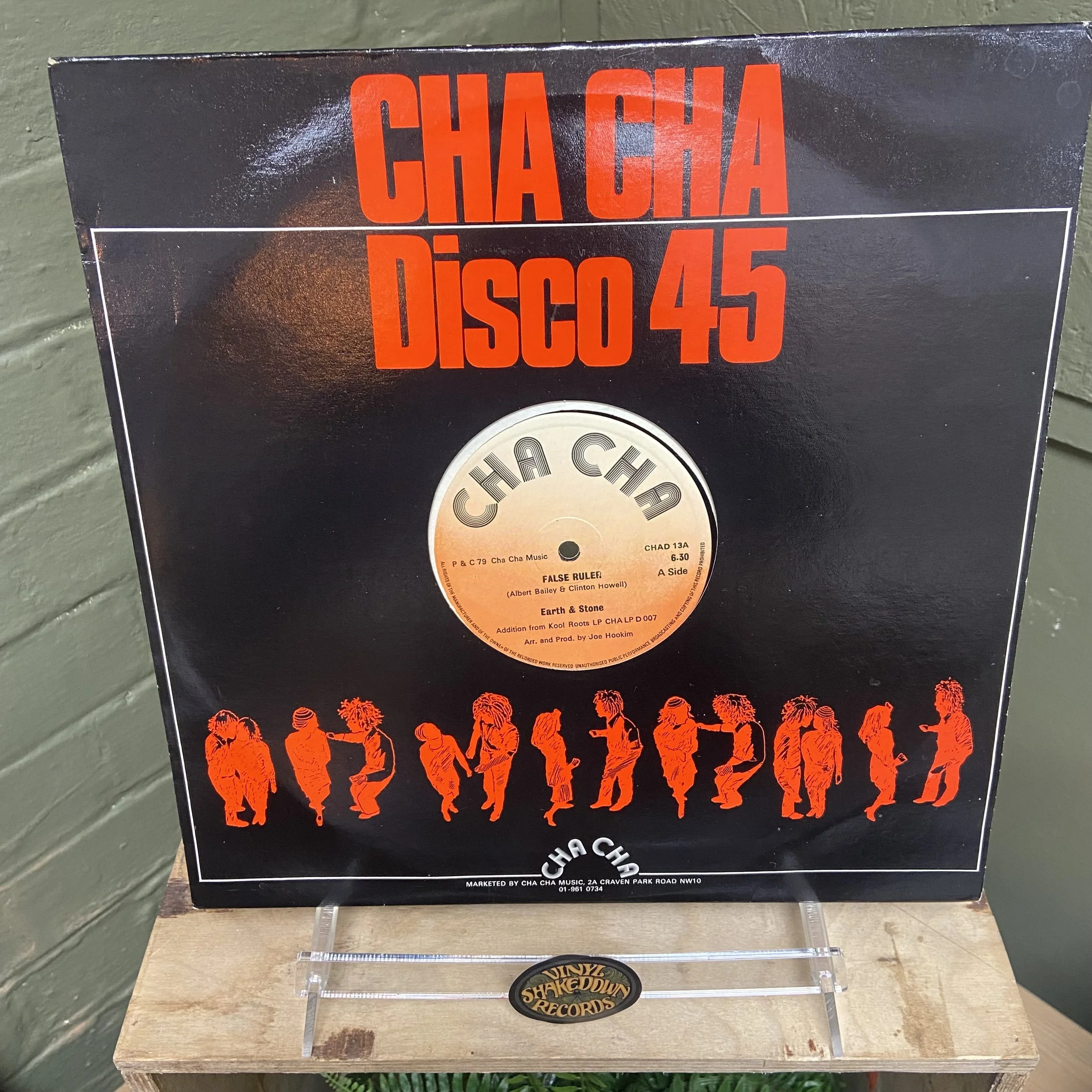Earth & Stone 'False Ruler' / Don't Let Them Fool You' (1979) - 12" CHAD 13 - EX VINYL