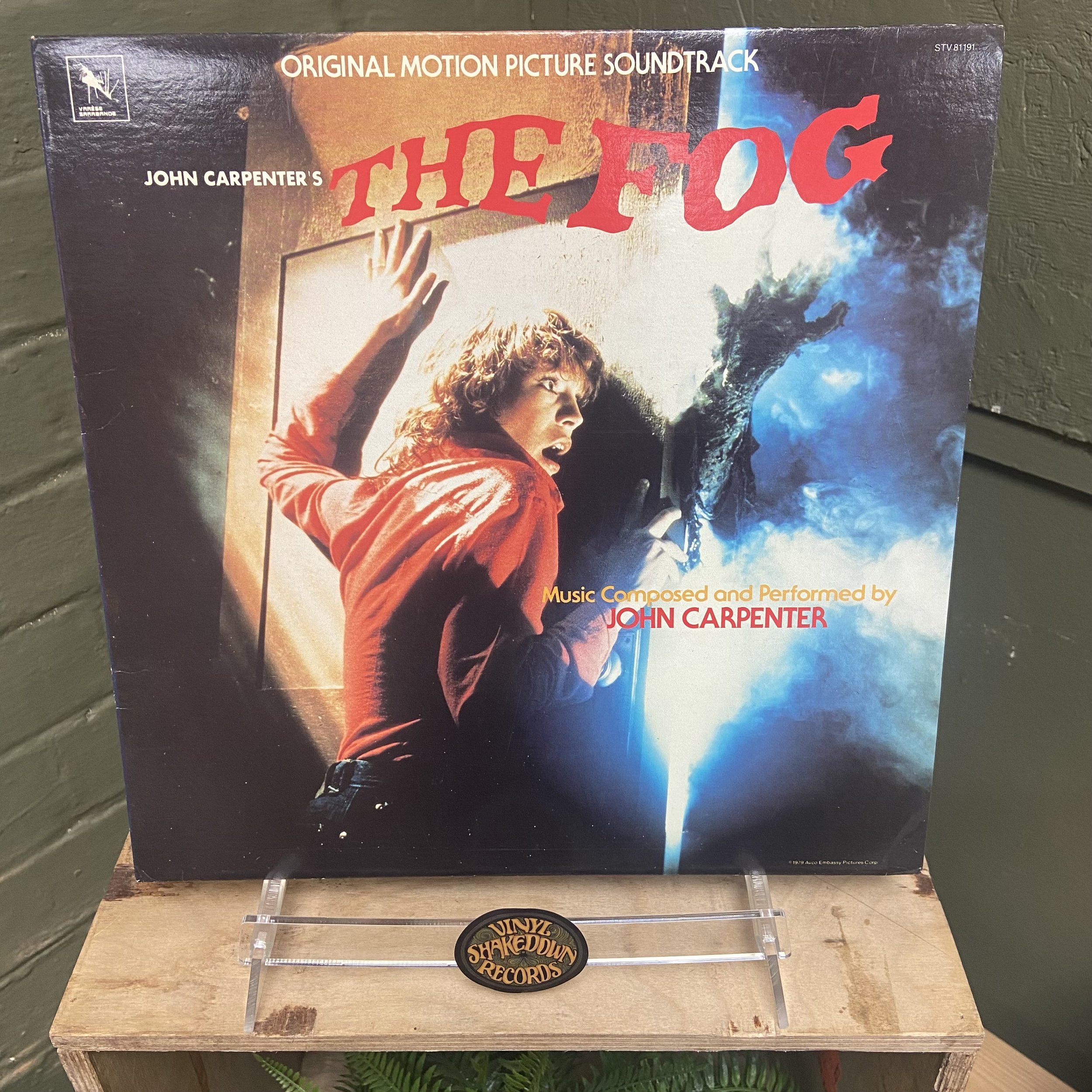 John Carpenter 'The Fog' Soundtrack (1984) - USA Press (STV 81191) - EX VINYL