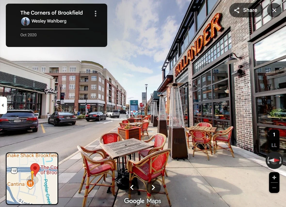 Corners of Brookfield Milwaukee Google Virtual Tour