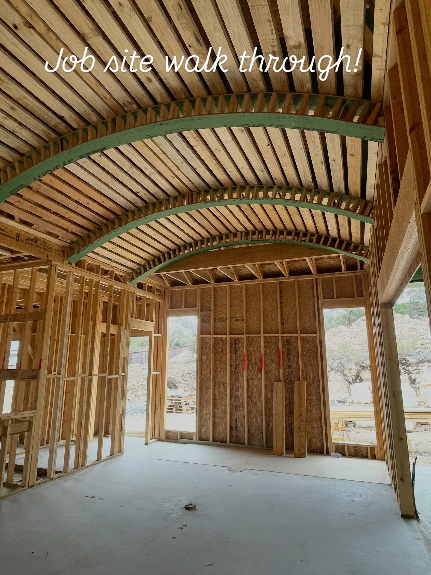 A solid Framing job with important Details Makes the biggest difference! Job site review day with @s.gonzalez_custom_builders ! Beautiful craftsmanship!