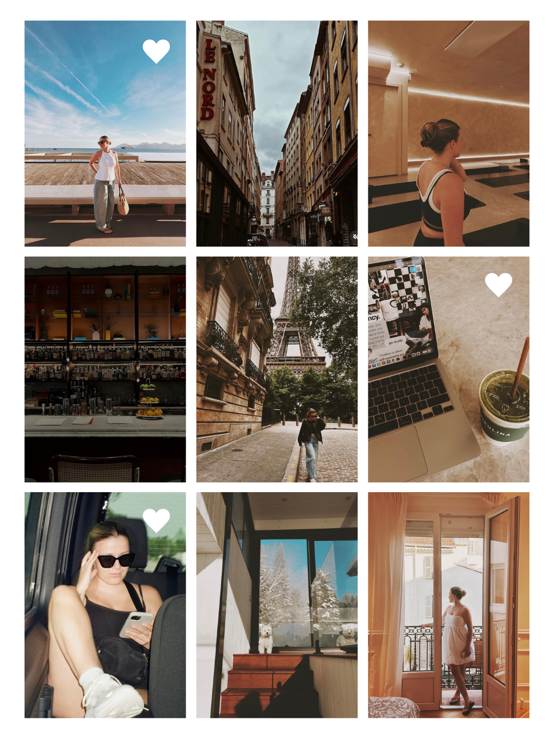 Photo de style grille instagram, Delphine Morissette