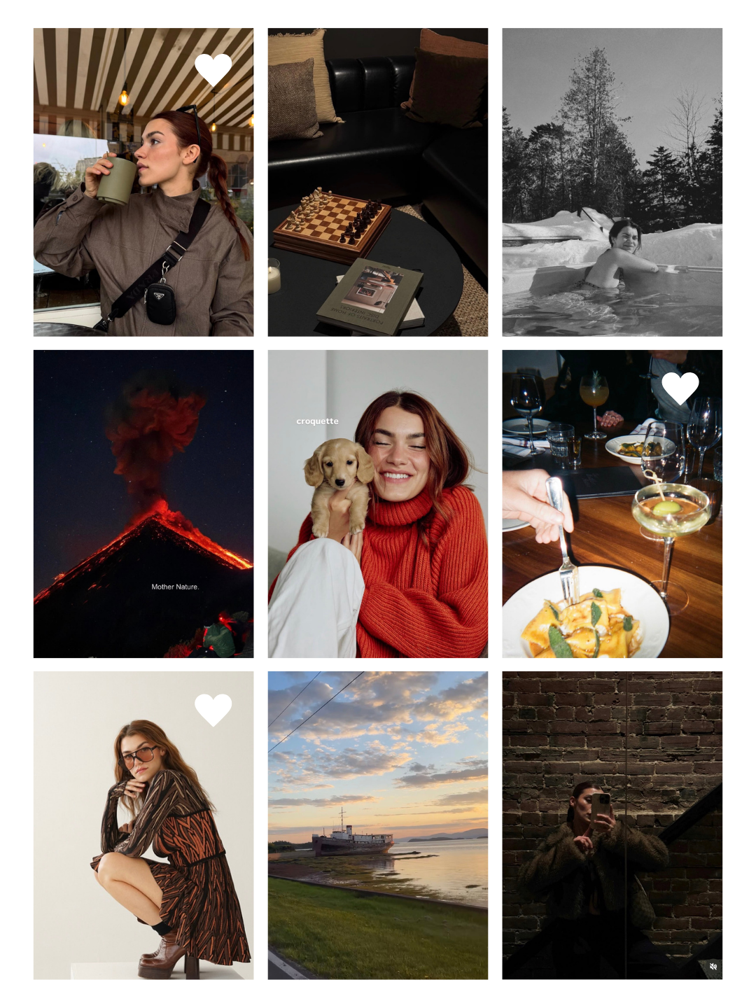 Photo de style grille instagram, Livia Martin