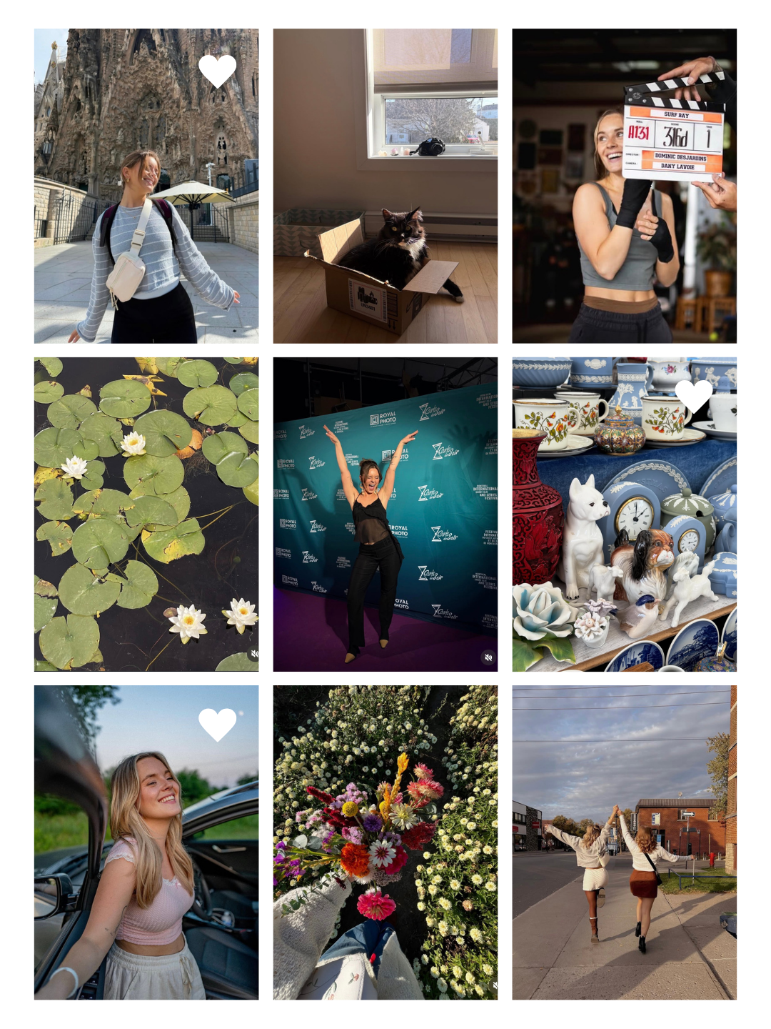 Photo de style grille instagram, Camille Felton