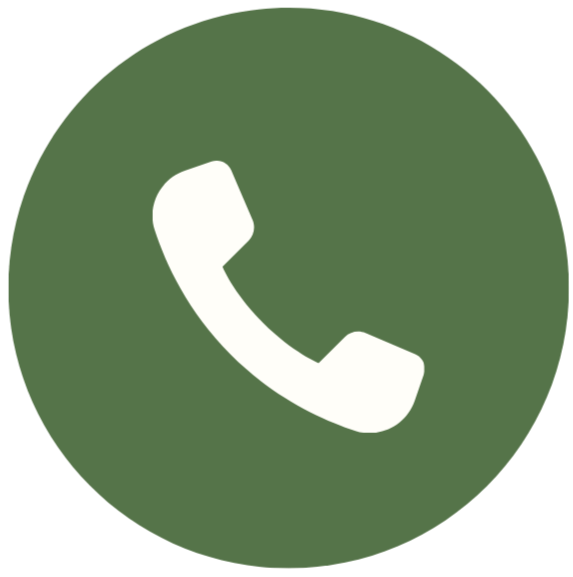 Green circle with white phone handset icon