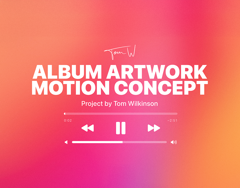 Album Artwork Motion Concept