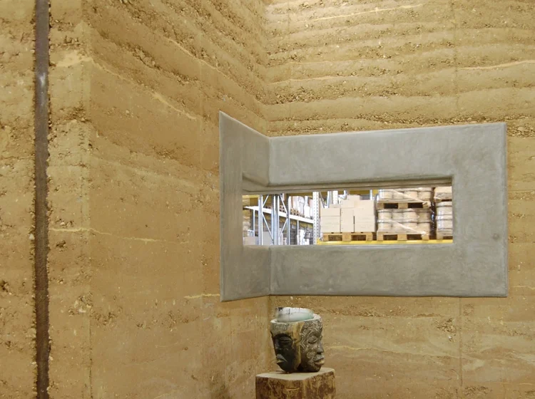 Euroleem stampleem rammed earth element voordelen van leem