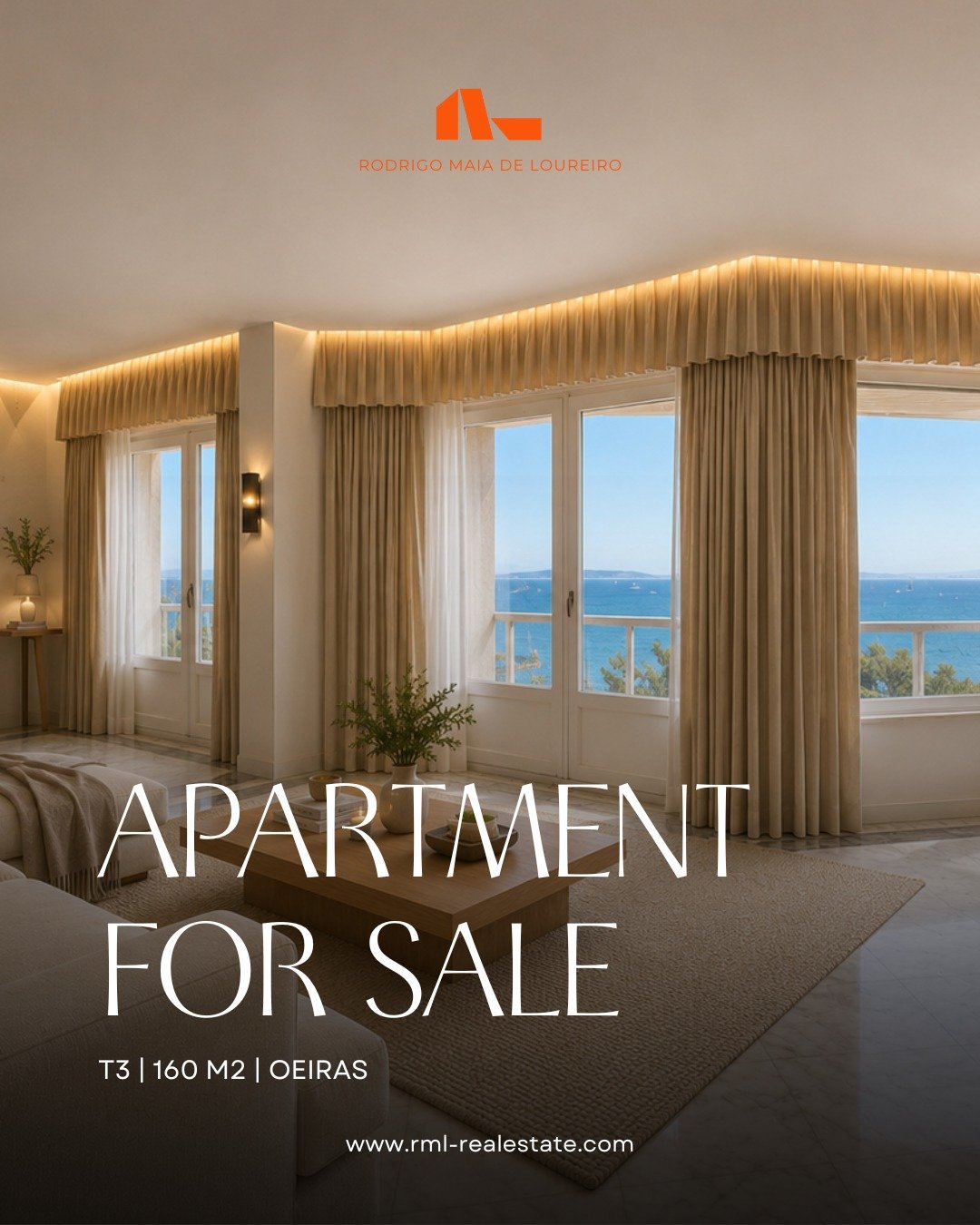 ✨ COASTAL LIVING IN OEIRAS
Comment &ldquo;OEIRAS&rdquo; for details 👇

Wake up to breathtaking sea views in this exceptional residence in Oeiras, where space, light, and the ocean come together in perfect harmony.

Set just moments from the marina a