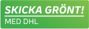 Grønn levering med DHL - frakt av hushummer og bokstaver
