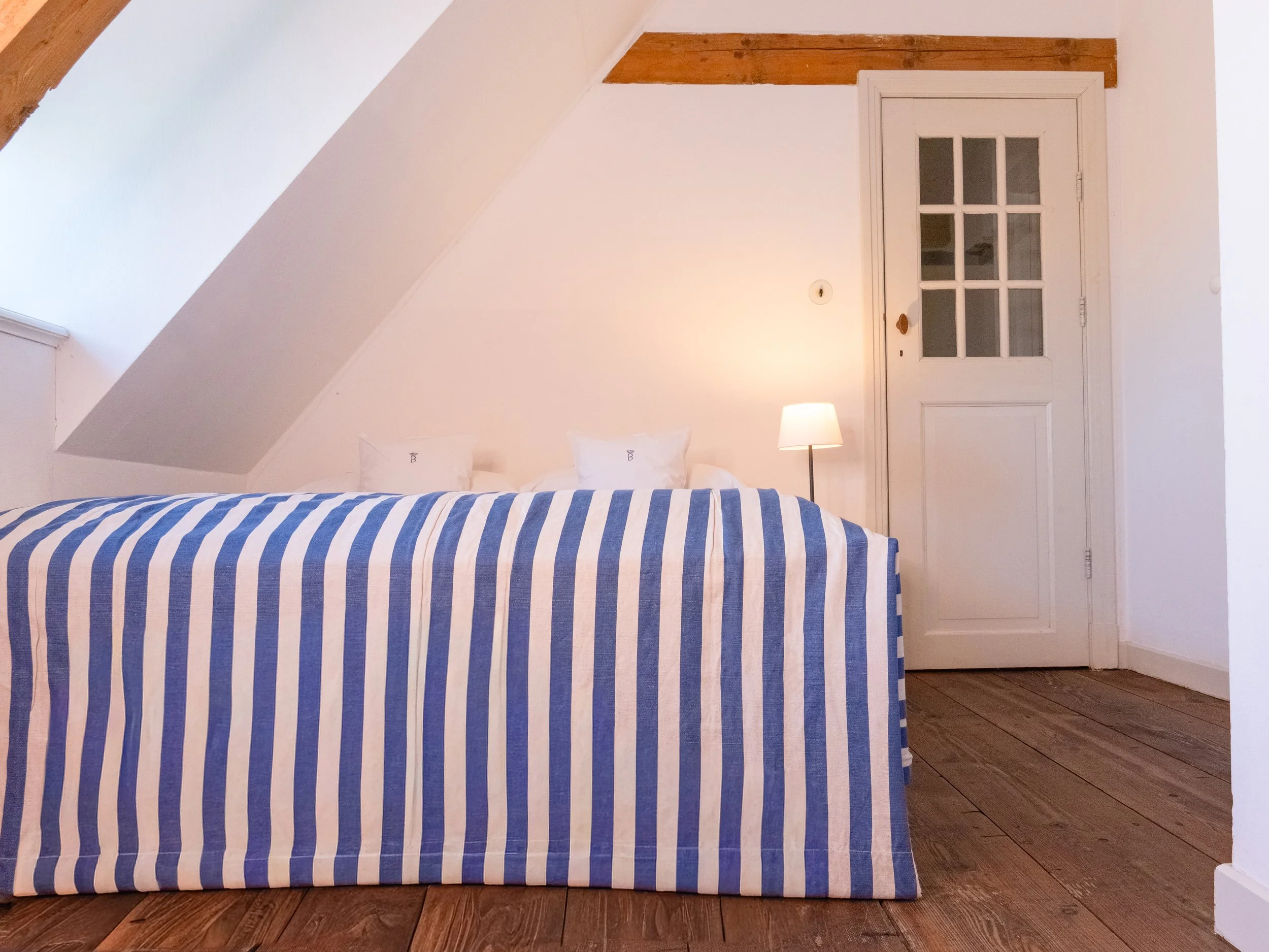 Ein Schlafzimmer in der Blücherkate. 