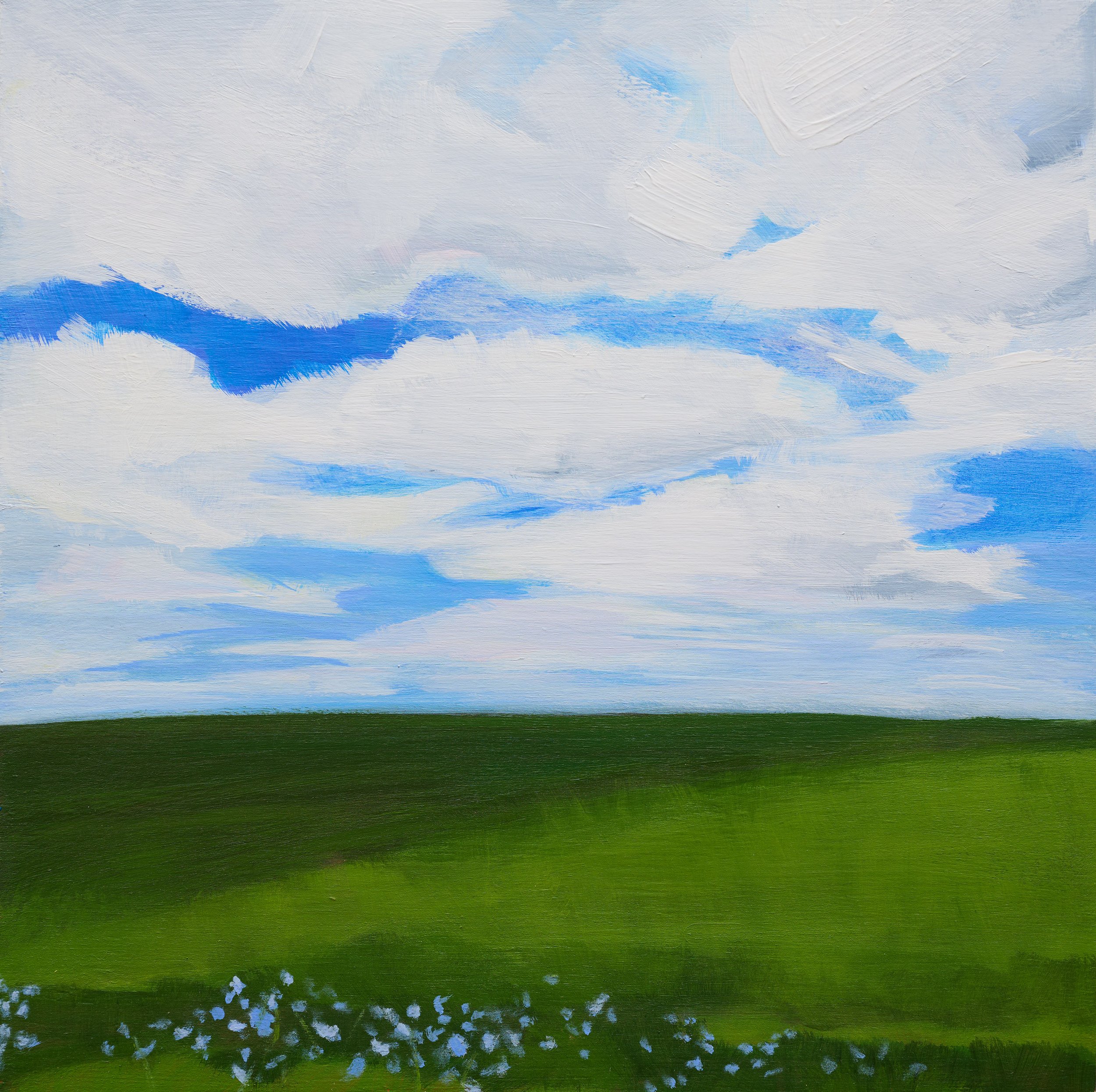 WISCONSIN FIELD #2 | 10" x 10" | ACRYLIC ON BIRCH PANEL | $275