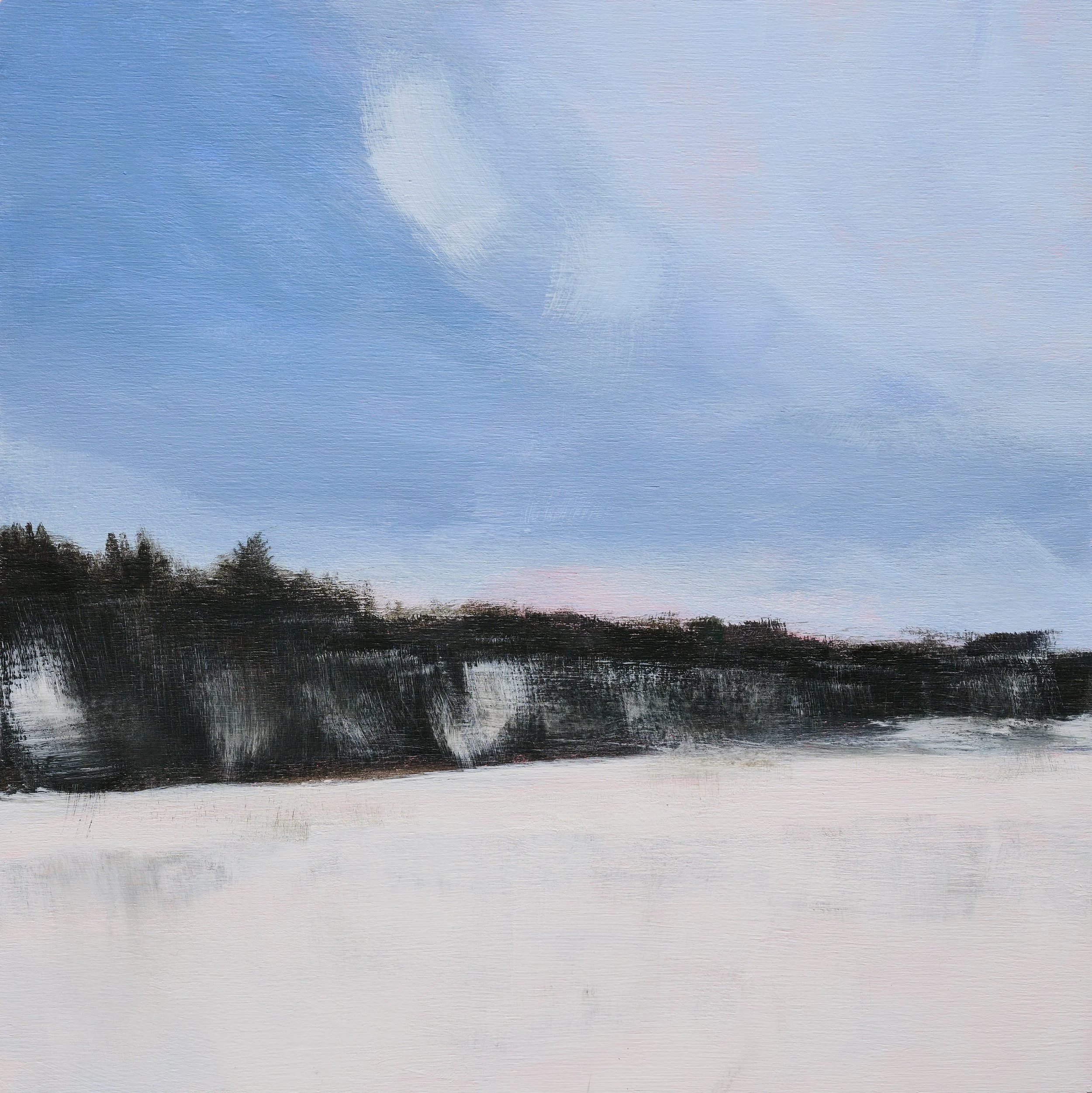 AUDUBON IN WINTER #1 | 10" x 10" | ACRYLIC ON CANVAS | $300