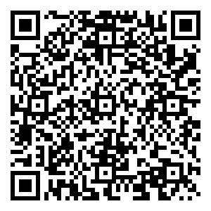 A QR code against a white background.