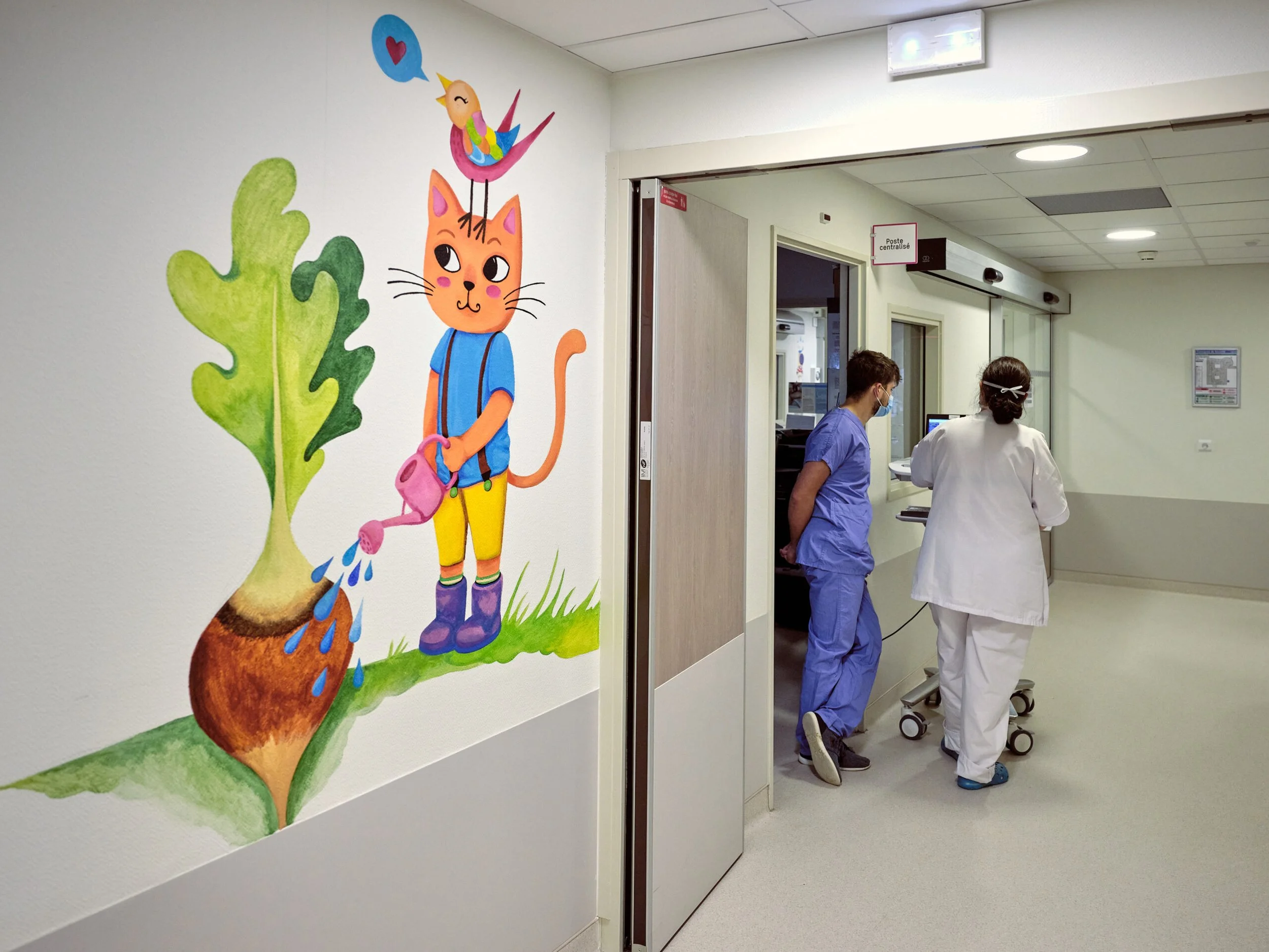 Visite hôpital Bel Air