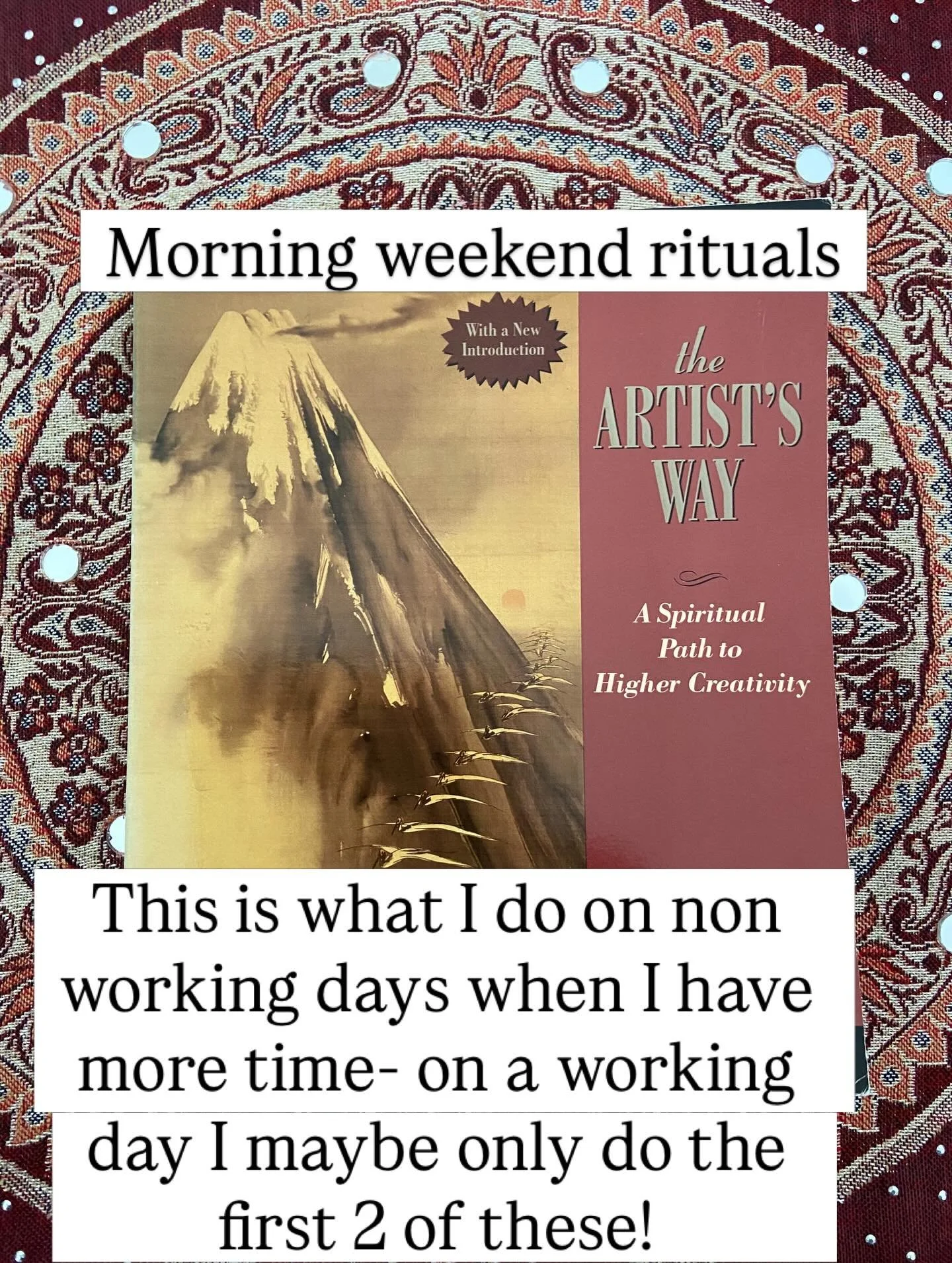 With the bank holiday weekend approaching, here are some ideas of ways to bring some ritual into your mornings.
We can often have morning routines - shower, get dressed etc but these are functional. Rituals may not be essential by bring focus and int