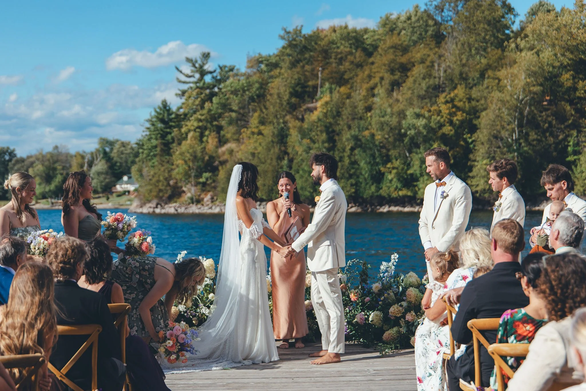 Eamon &amp; Bec’s Organic Lakeside Wedding