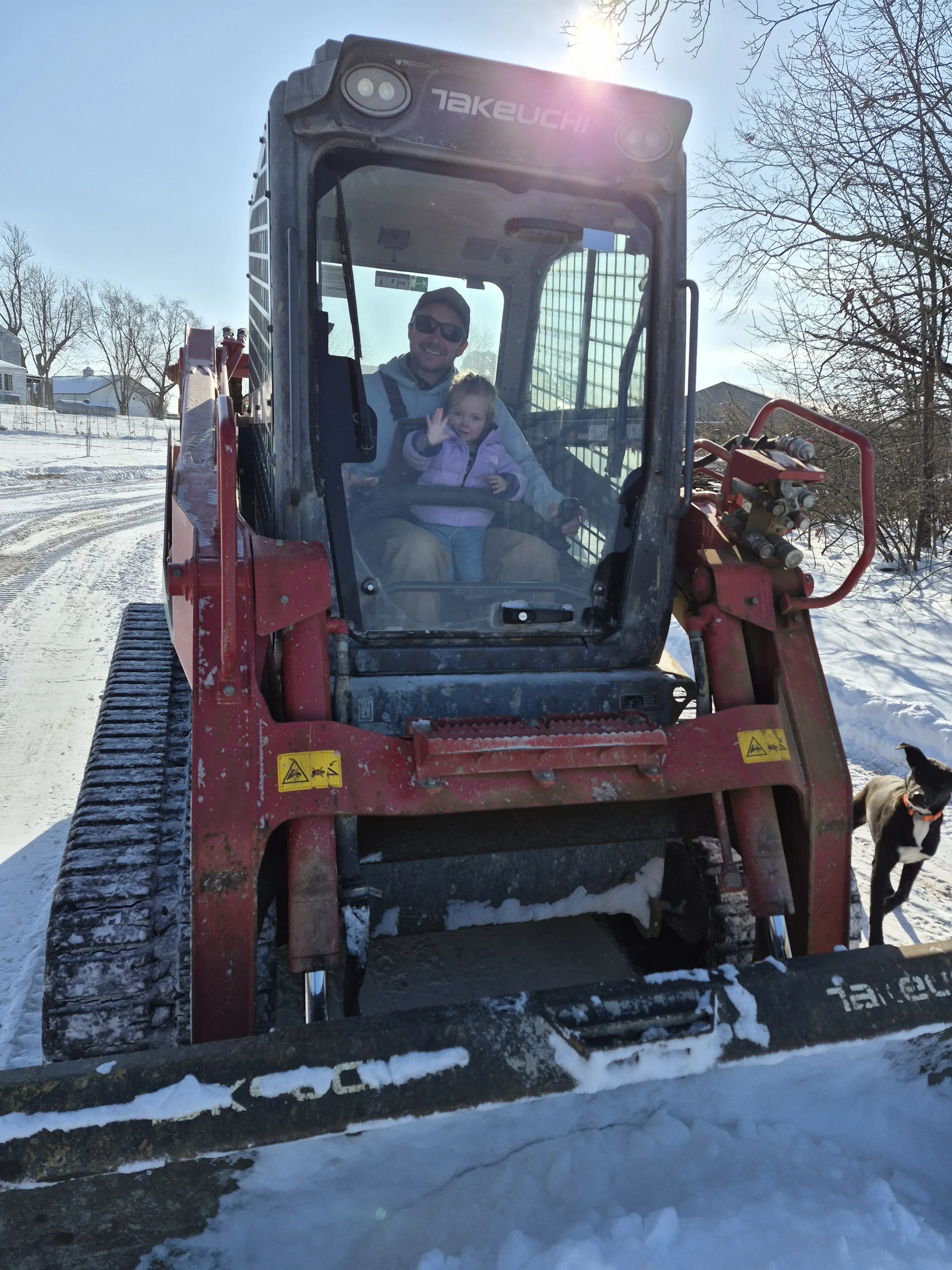 Jack and his daughter Evelyn